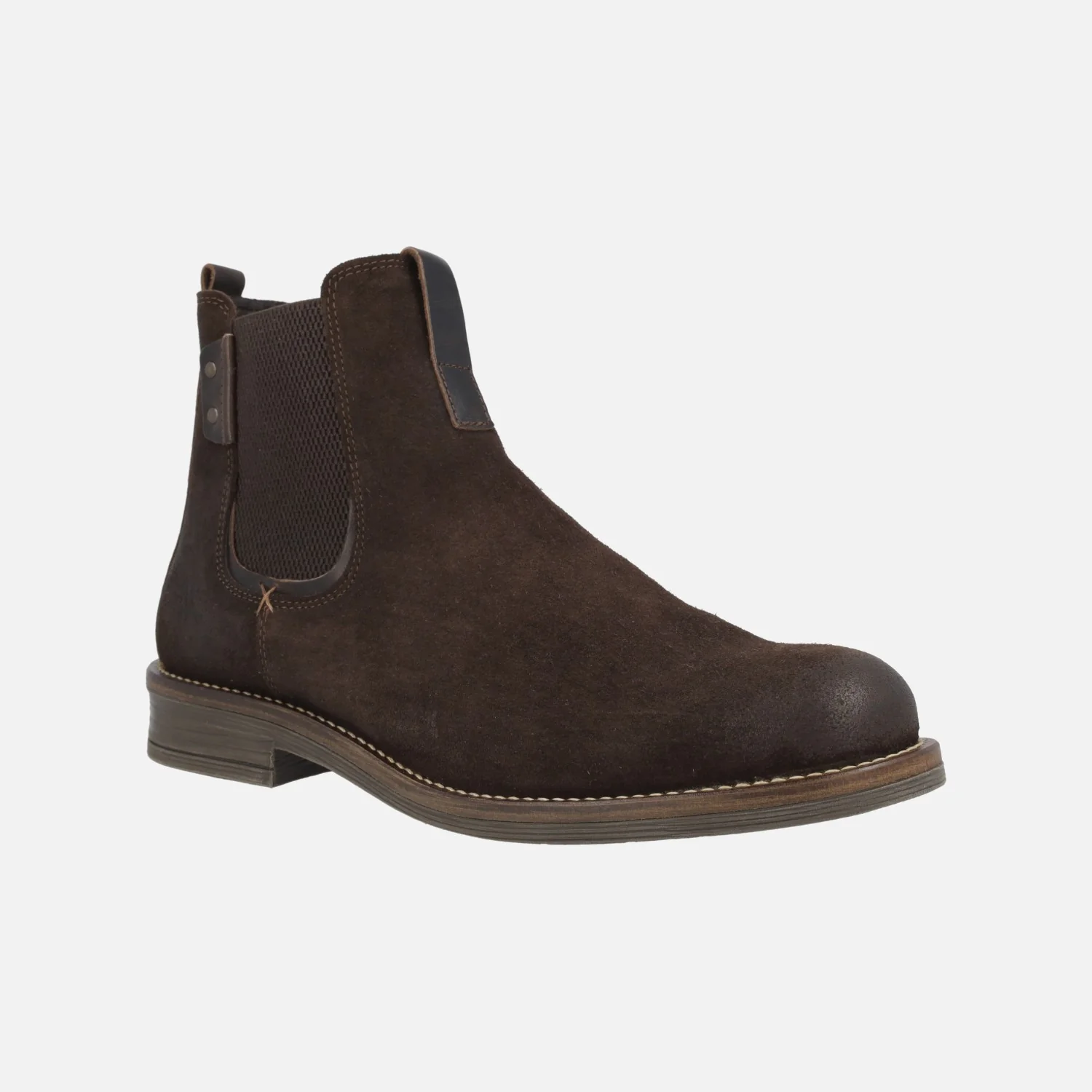 Botines de serraje para hombre estilo chelsea con cremallera - Image 2