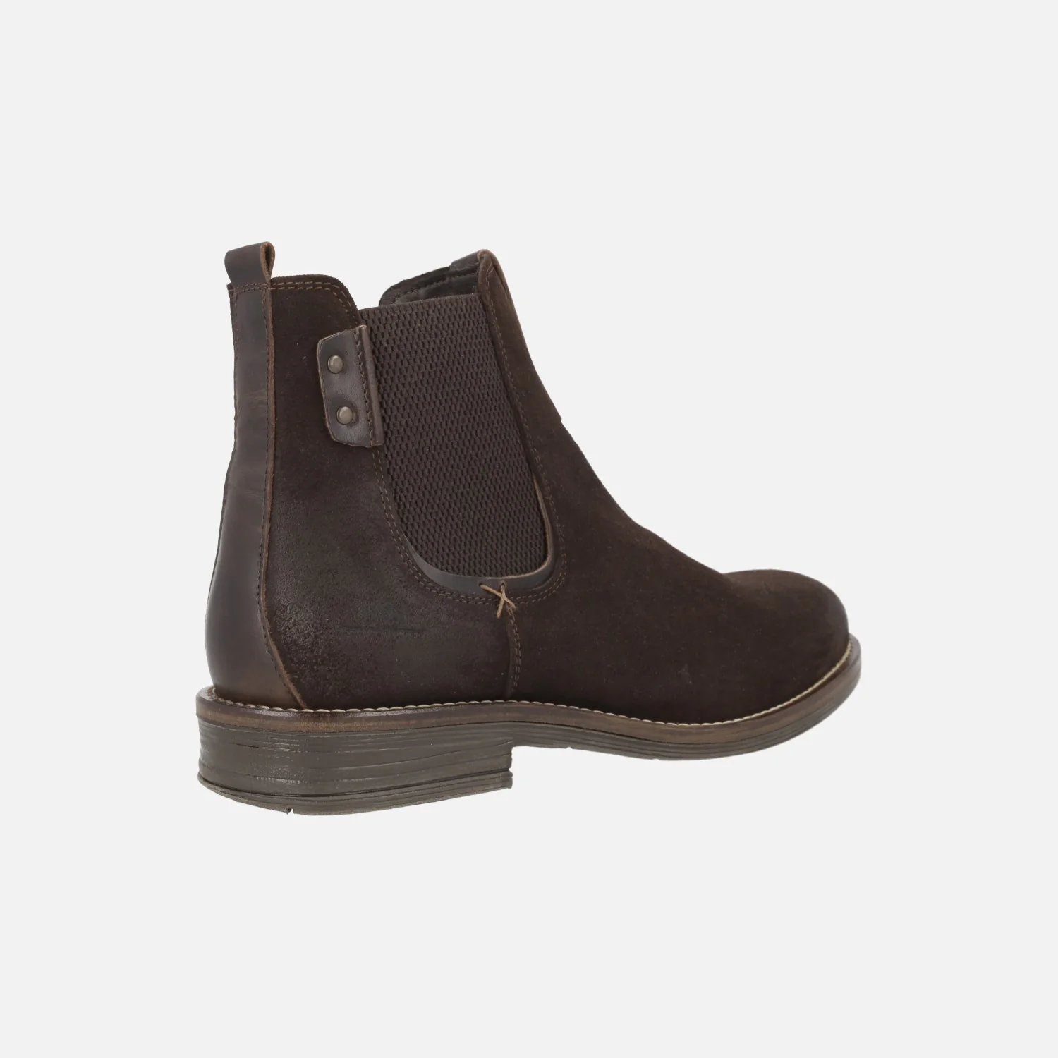 Botines de serraje para hombre estilo chelsea con cremallera - Image 4