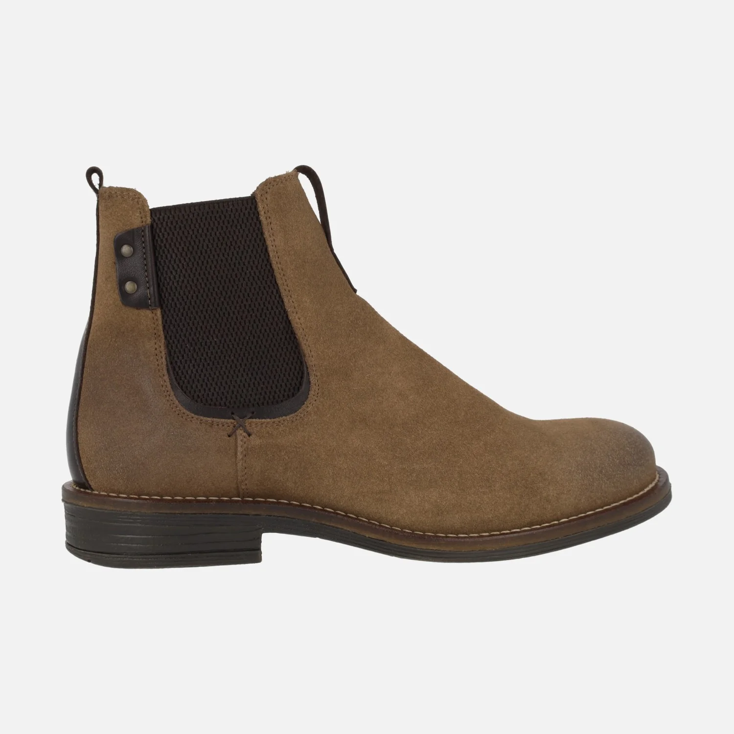 Botines de serraje para hombre estilo chelsea con cremallera - Image 6