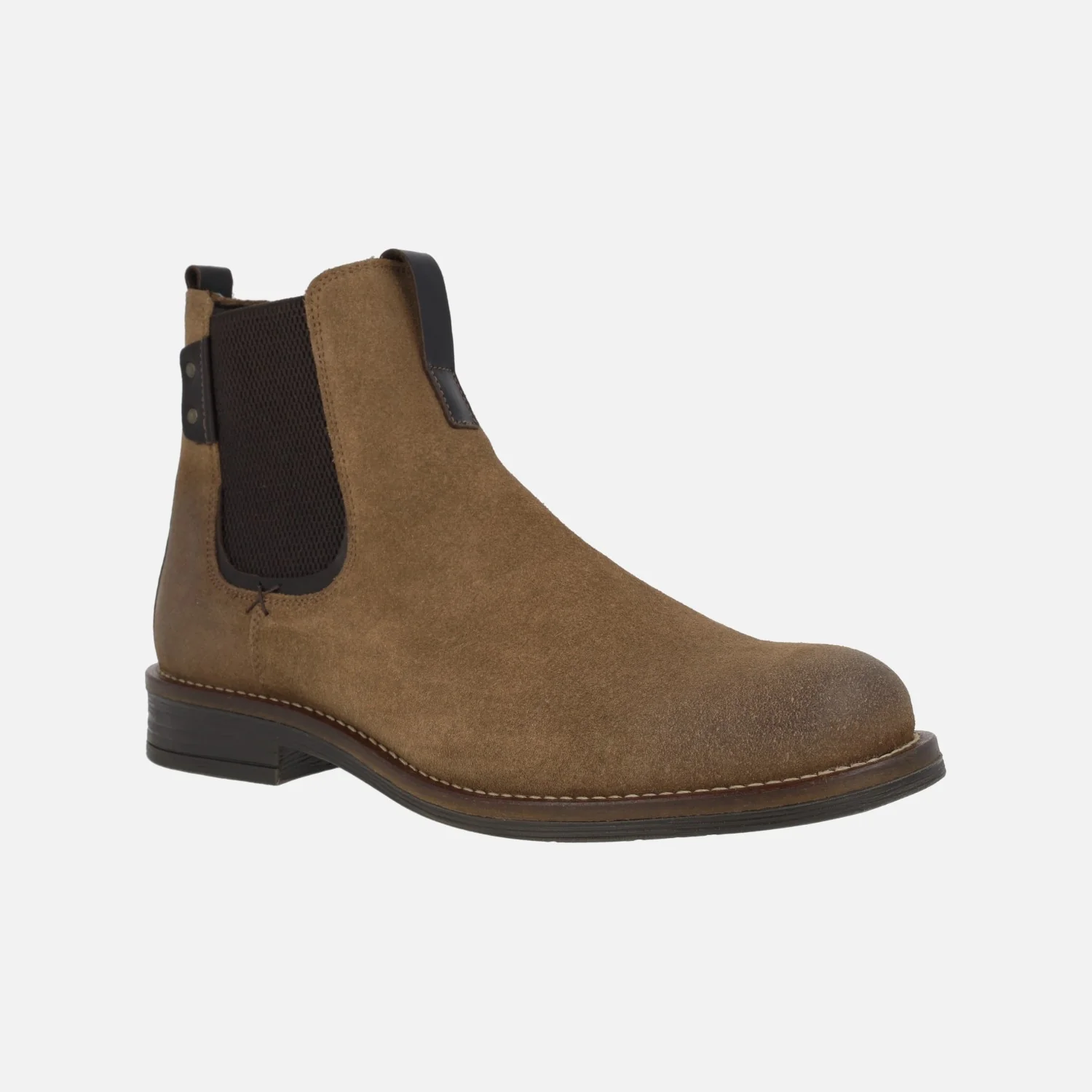 Botines de serraje para hombre estilo chelsea con cremallera - Image 7