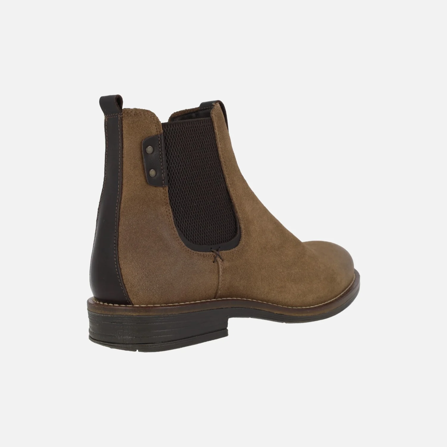 Botines de serraje para hombre estilo chelsea con cremallera - Image 8
