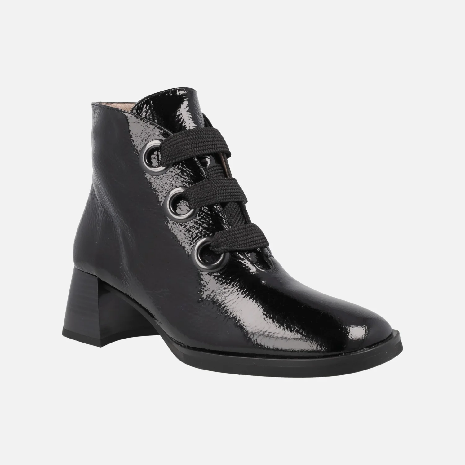 Botines de tacón en charol con cordones Hispanitas Milan - Image 7