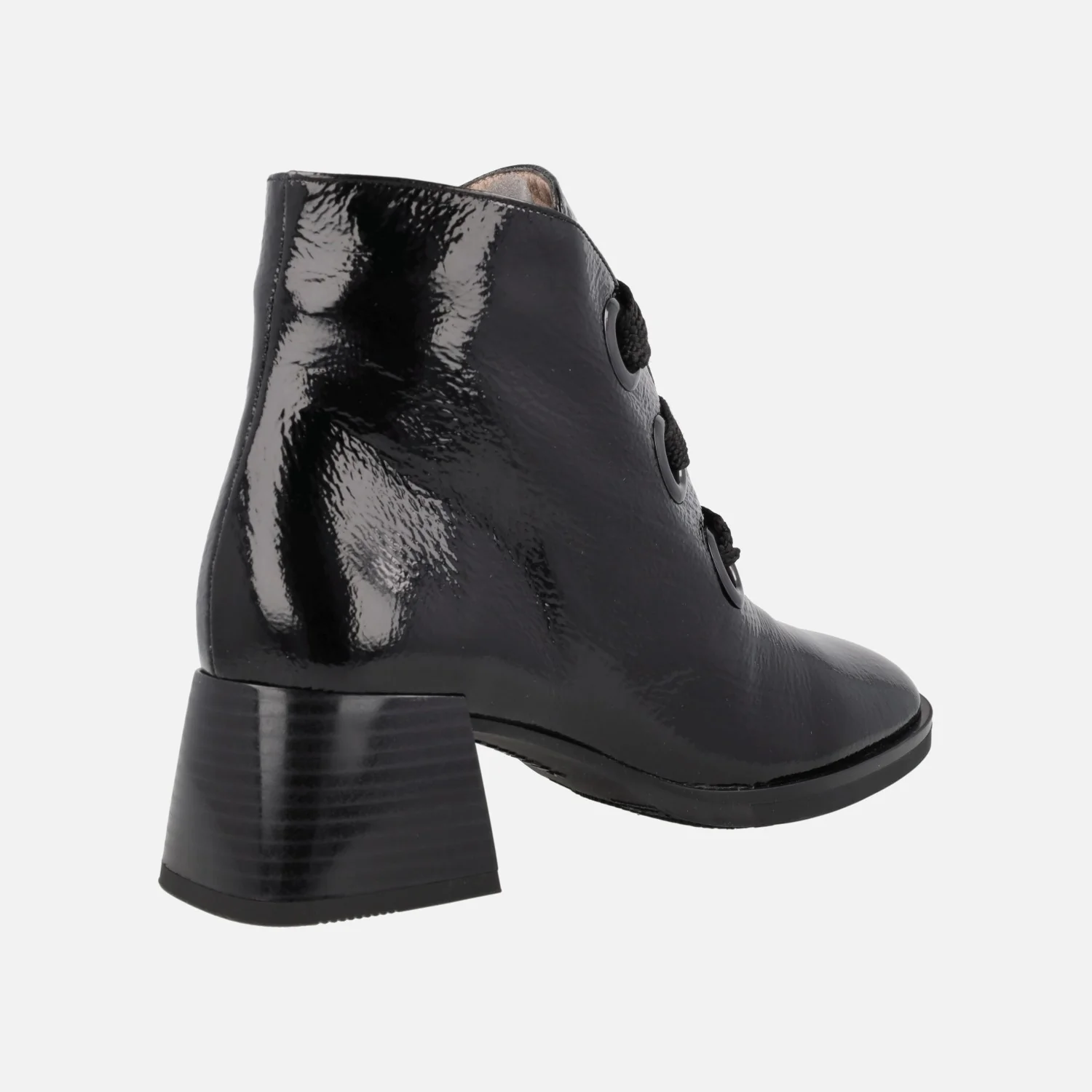 Botines de tacón en charol con cordones Hispanitas Milan - Image 9