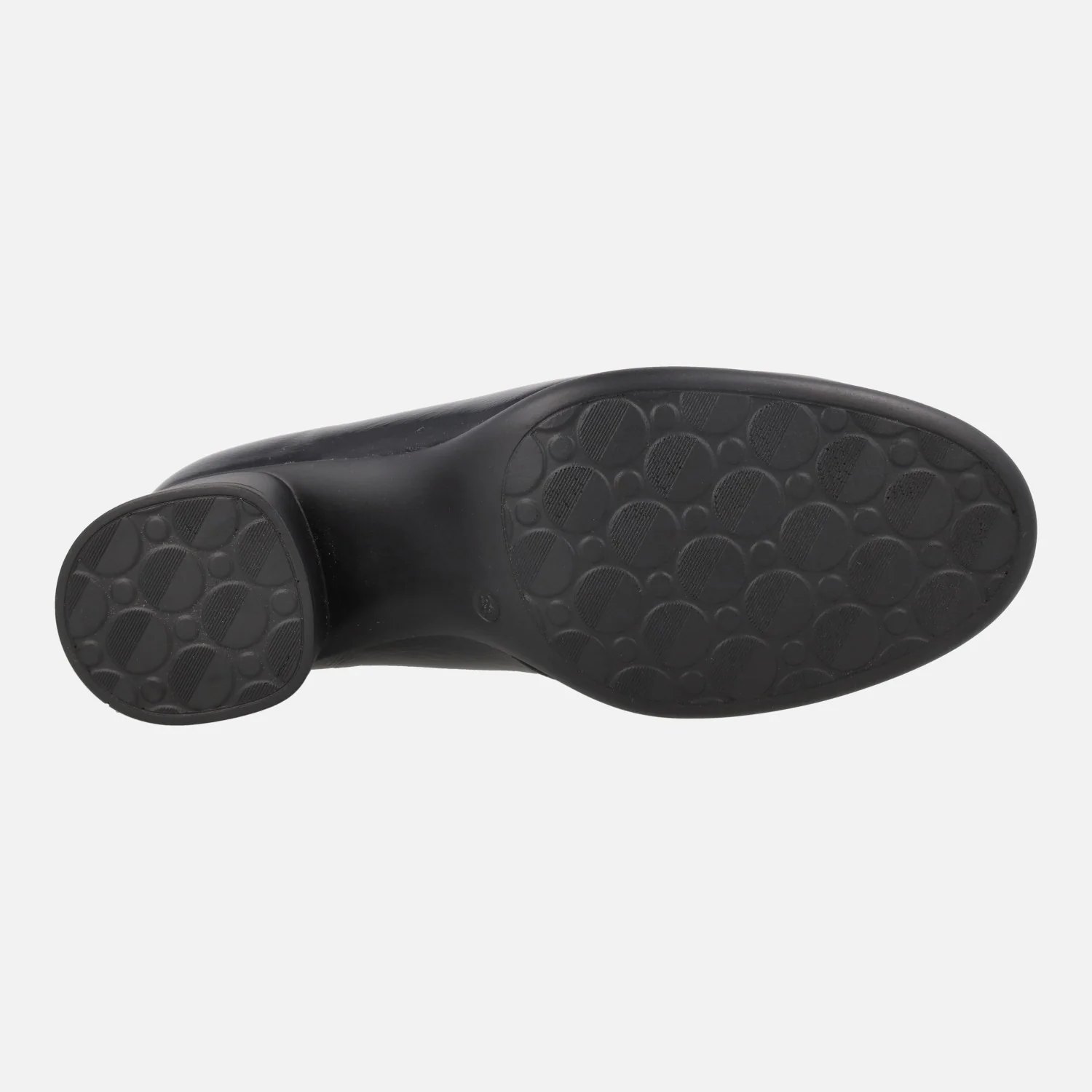 Botines de tacón en charol negro con cordones - Image 6