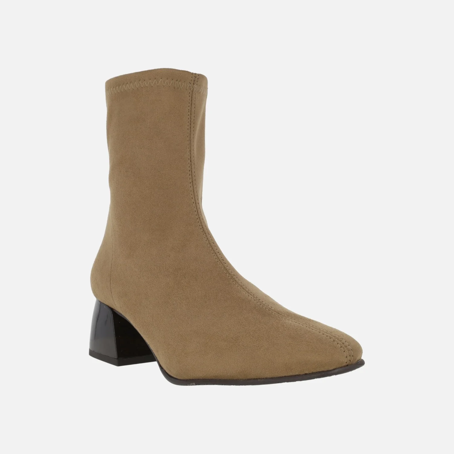 Botines de tejido elástico efecto ante con sistema Eco Dry - Image 12