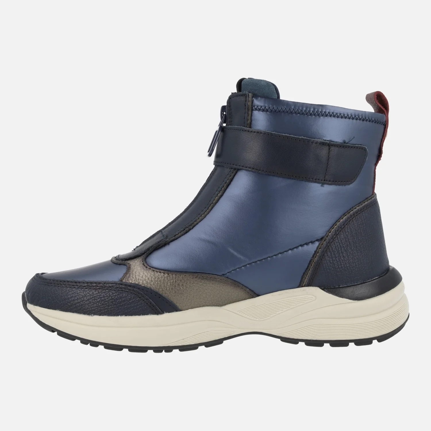 Botines deportivos multi material con cremallera frontal Carmela - Image 3