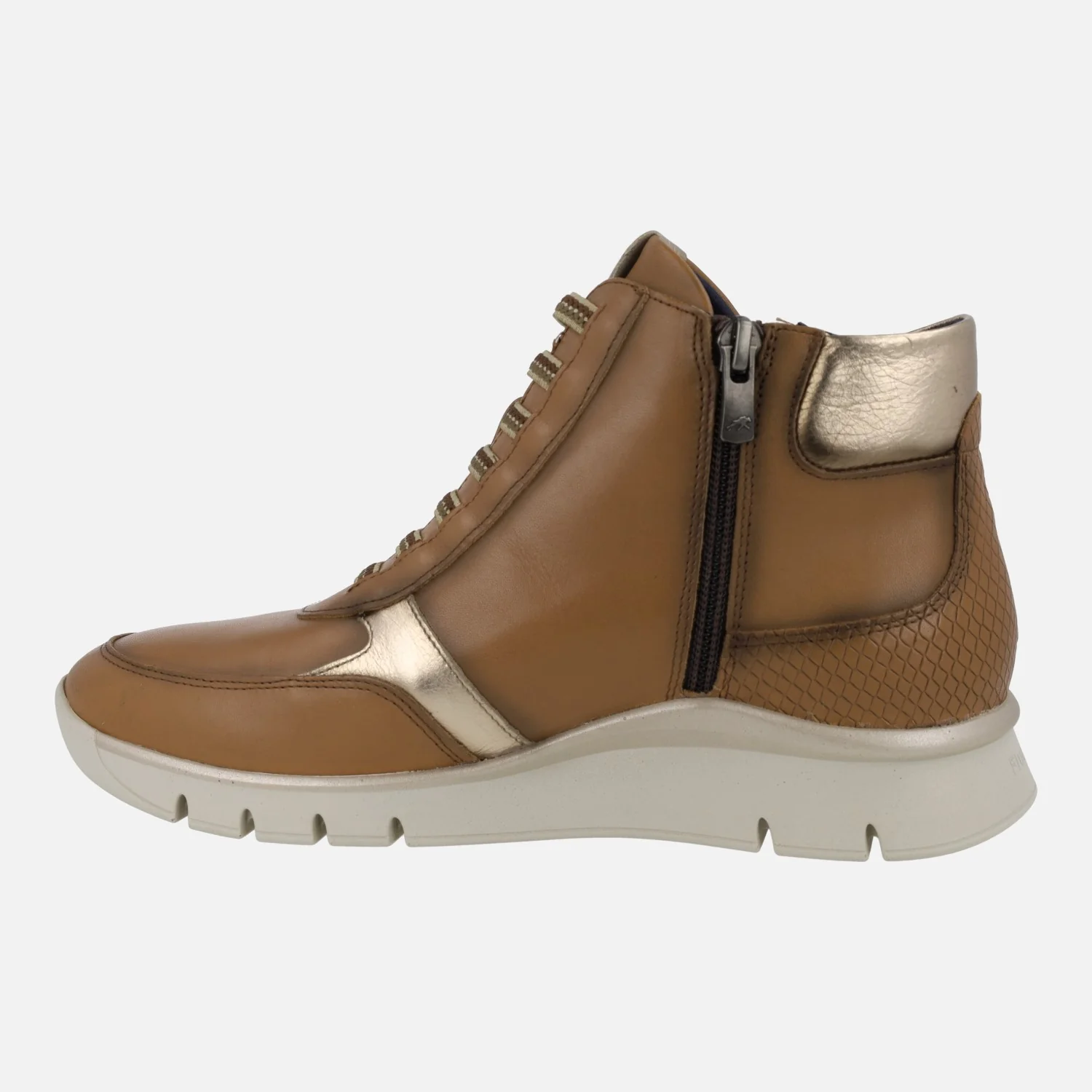 Botines deportivos Union con cordones elásticos y cremallera - Image 3