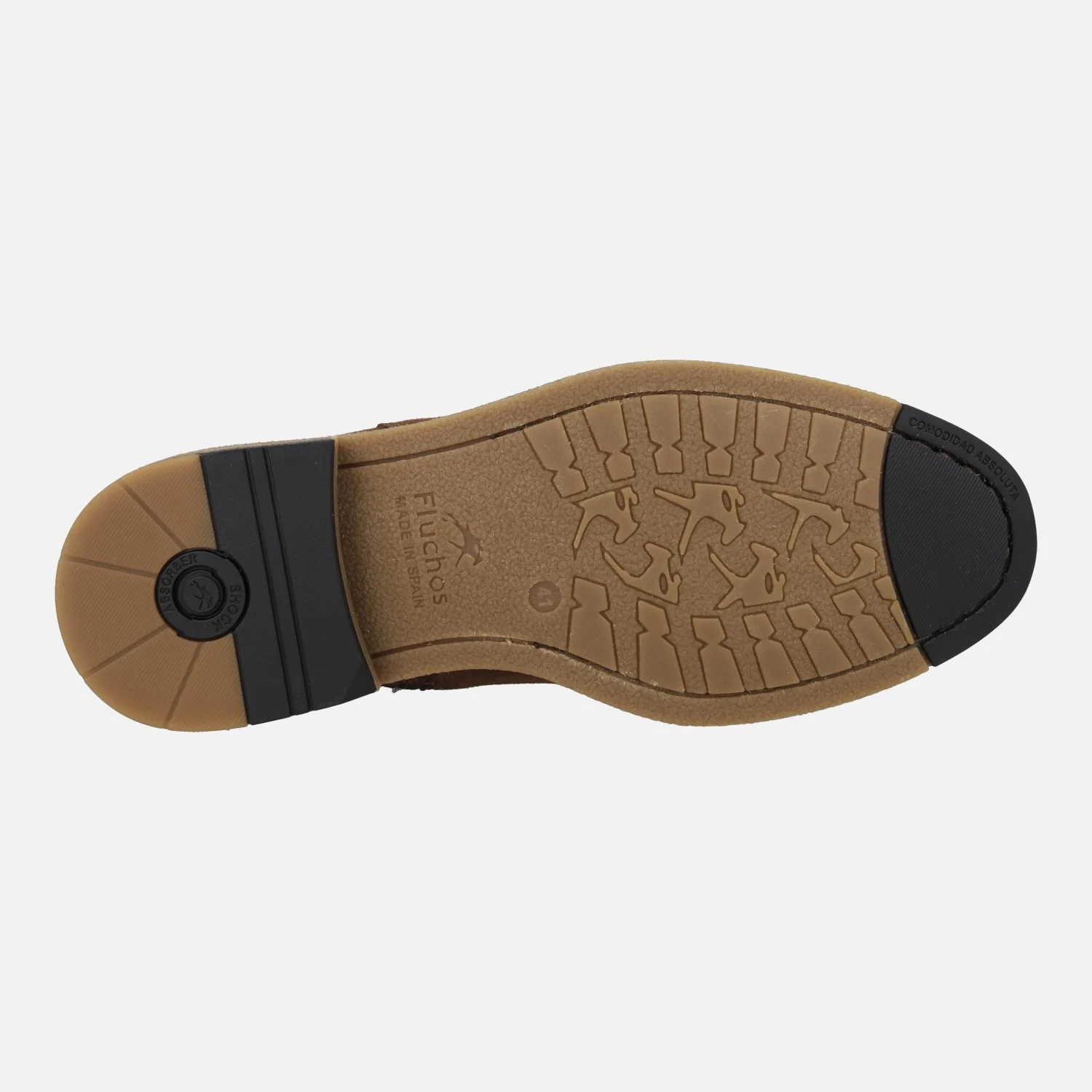 Botines Kasper en piel serraje con elástico y cremallera para hombre - Image 6