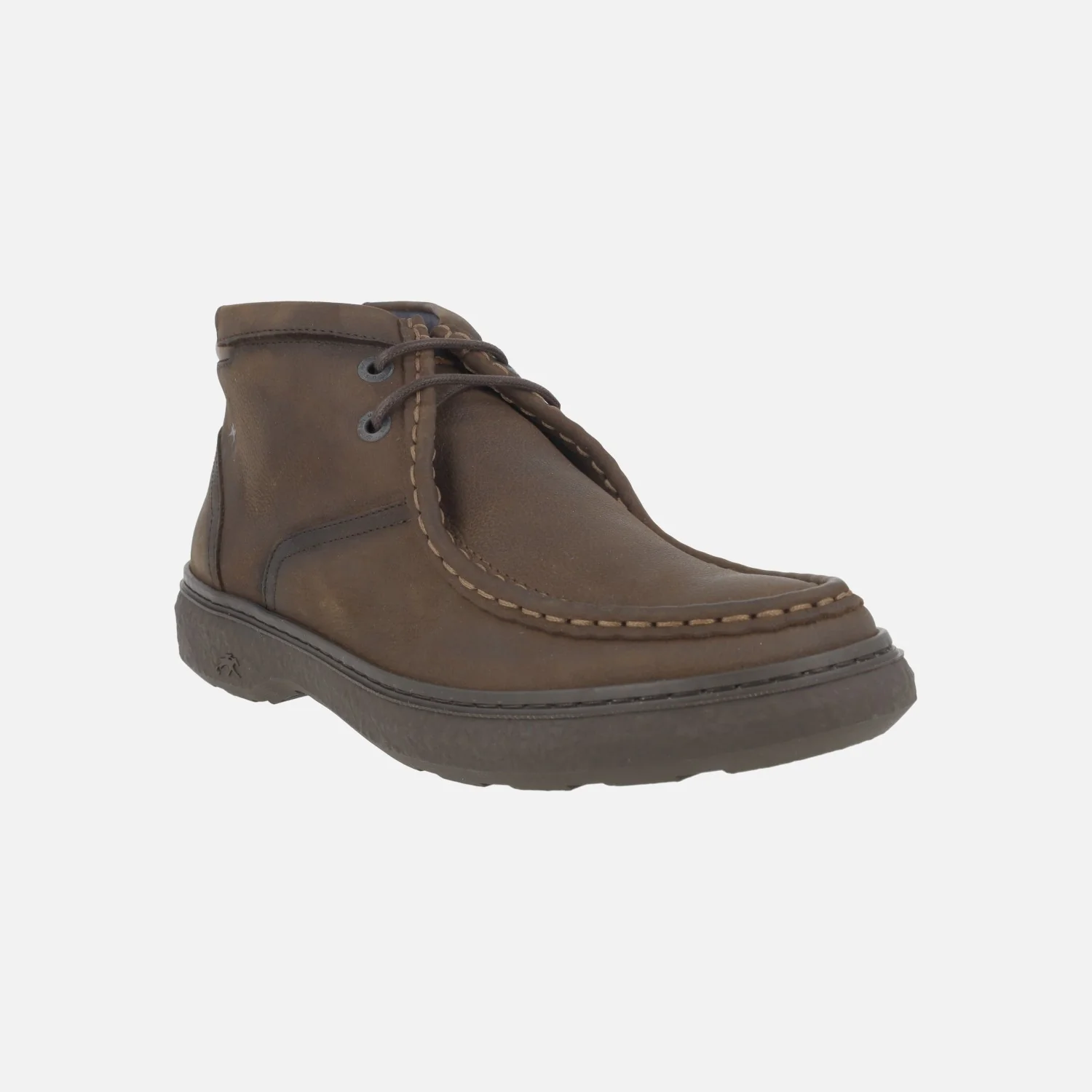 Botines marrones Ragnar en piel engrasada con cierre de cordones - Image 2