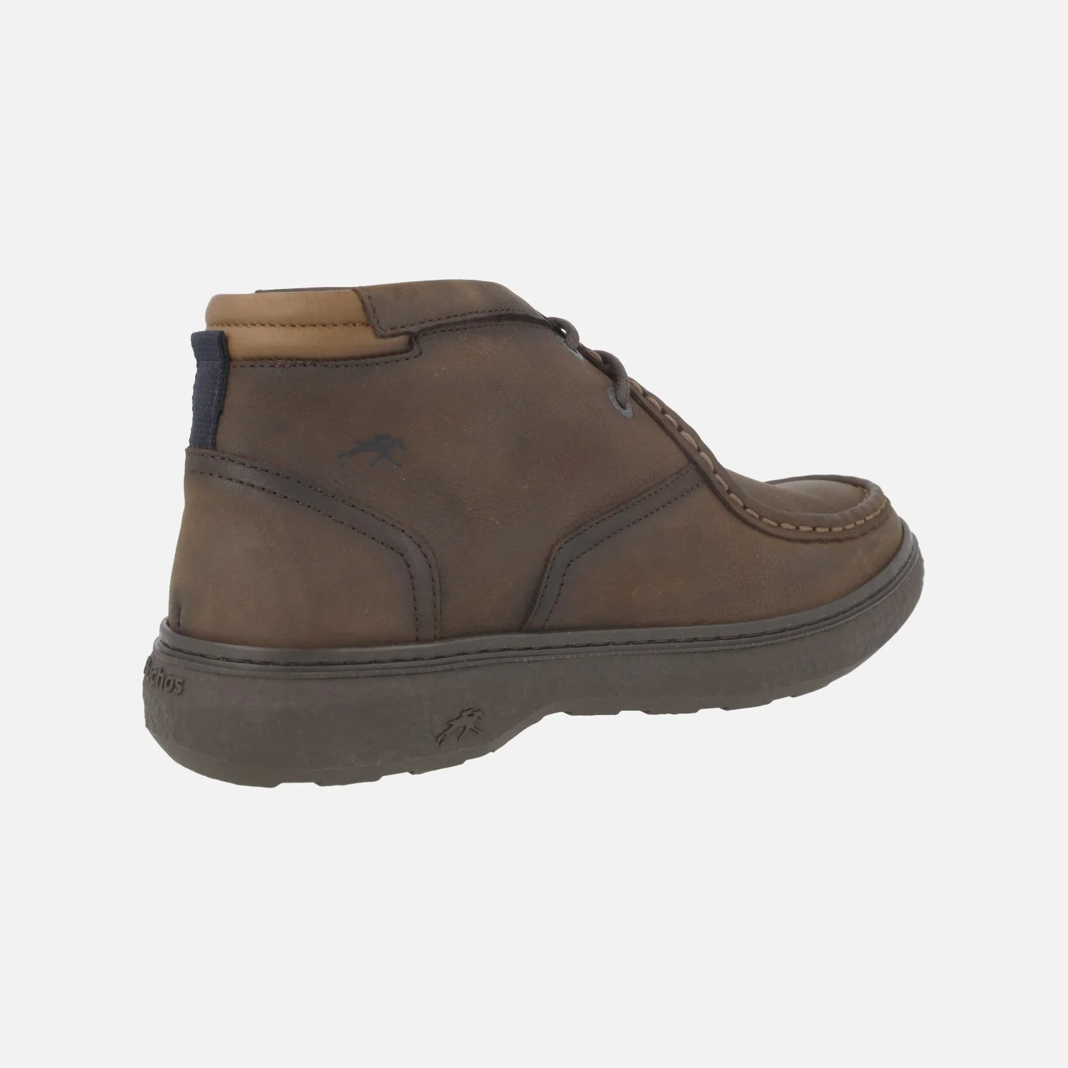 Botines marrones Ragnar en piel engrasada con cierre de cordones - Image 3