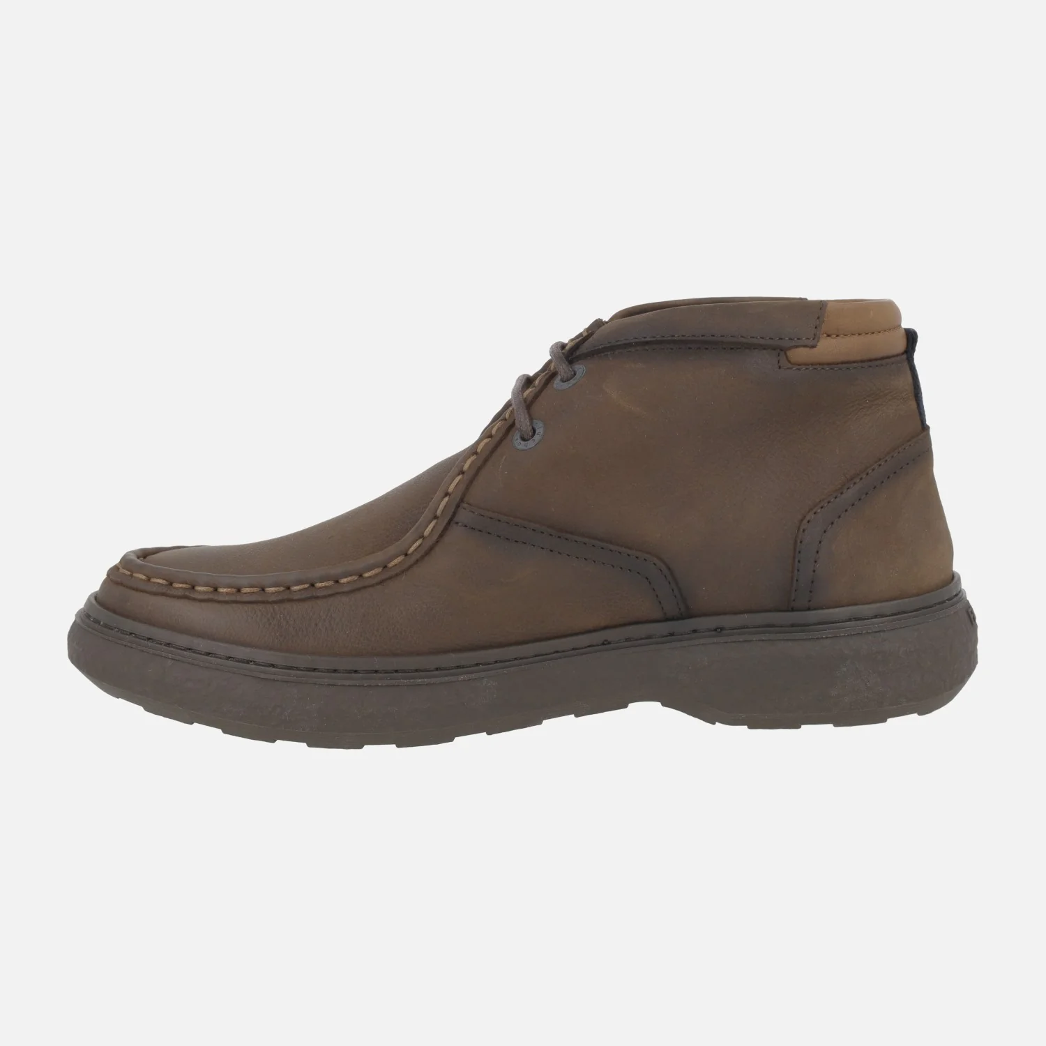 Botines marrones Ragnar en piel engrasada con cierre de cordones - Image 4