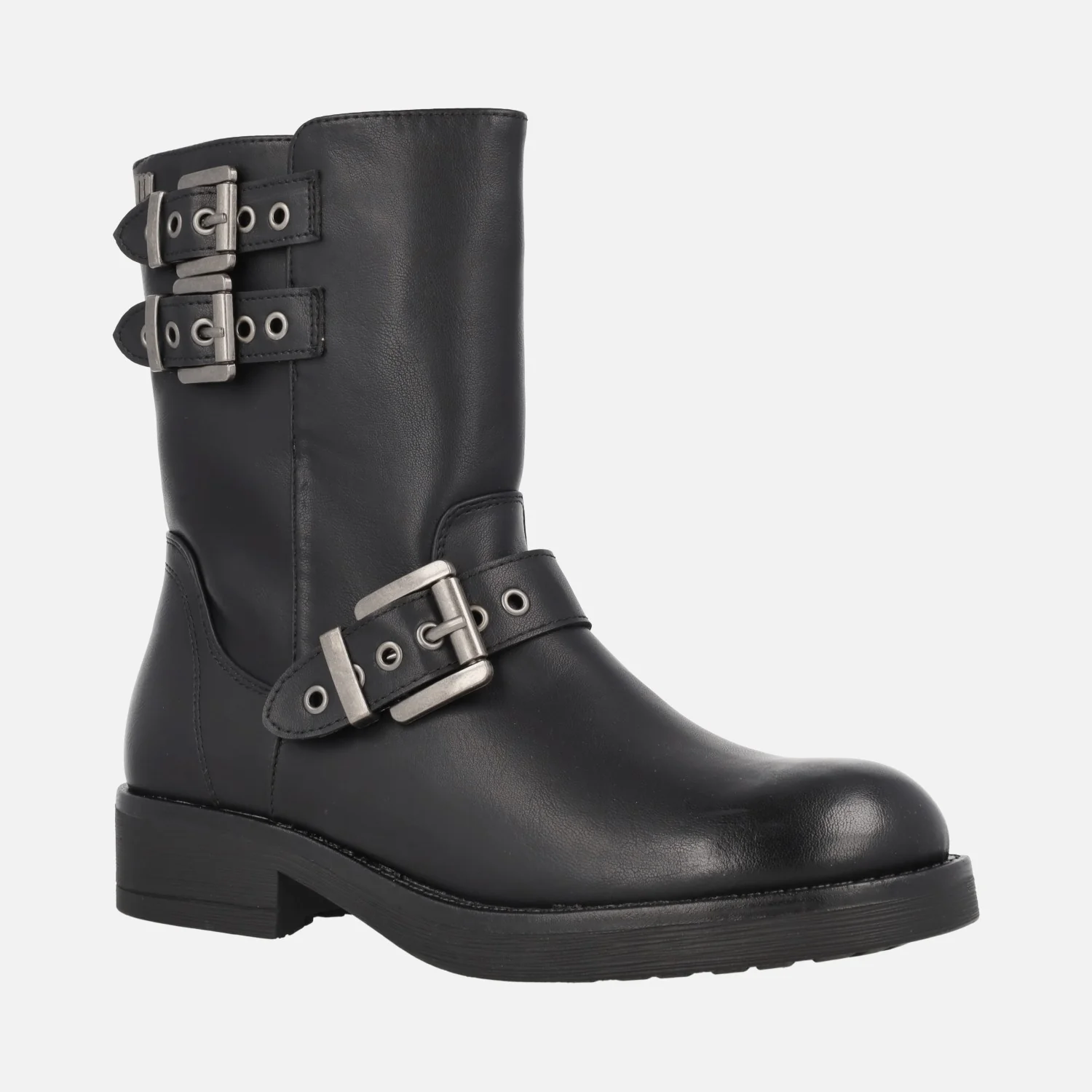Botines negros de estilo motero Bruna - Image 2