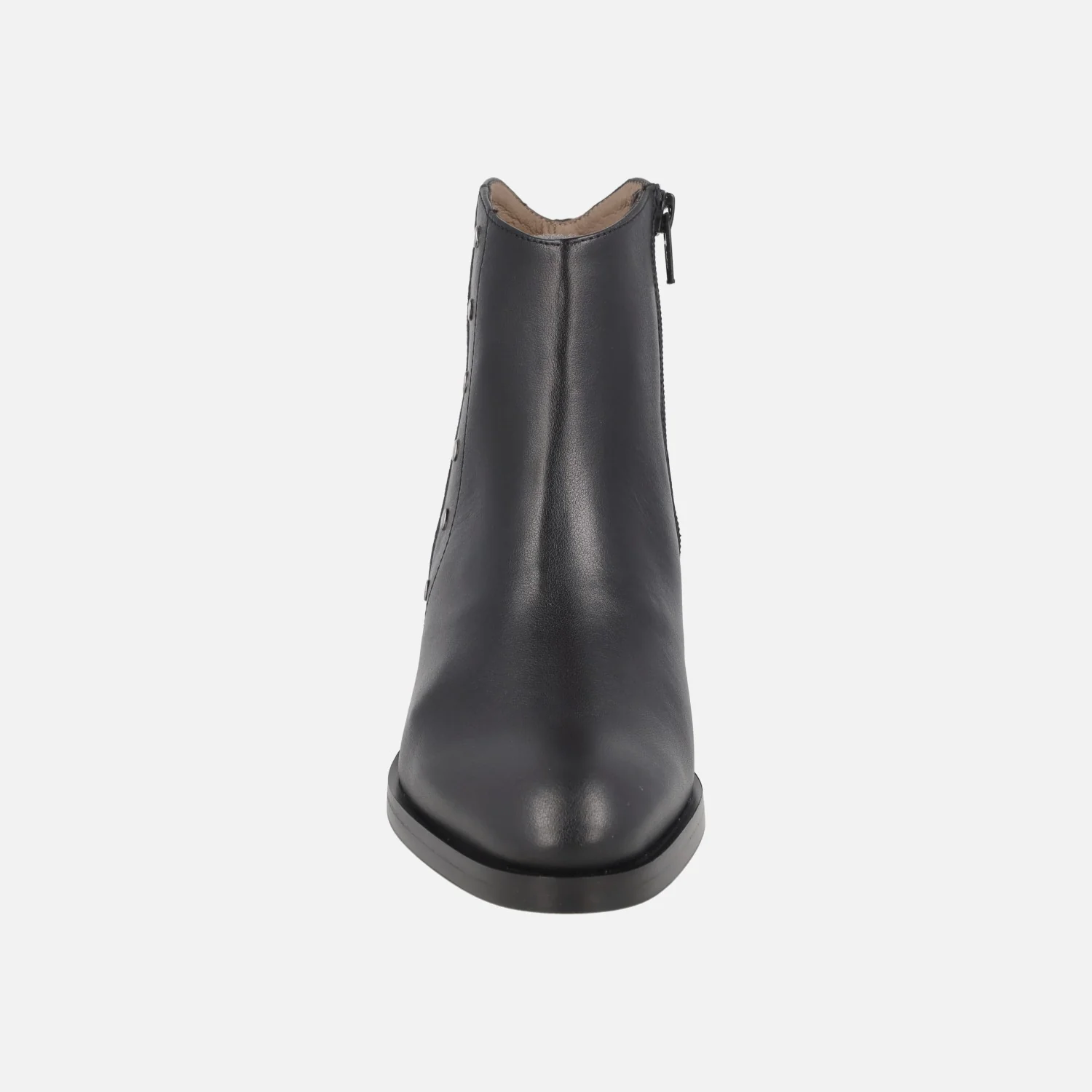 Botines negros de piel con tachas plateadas - Image 5