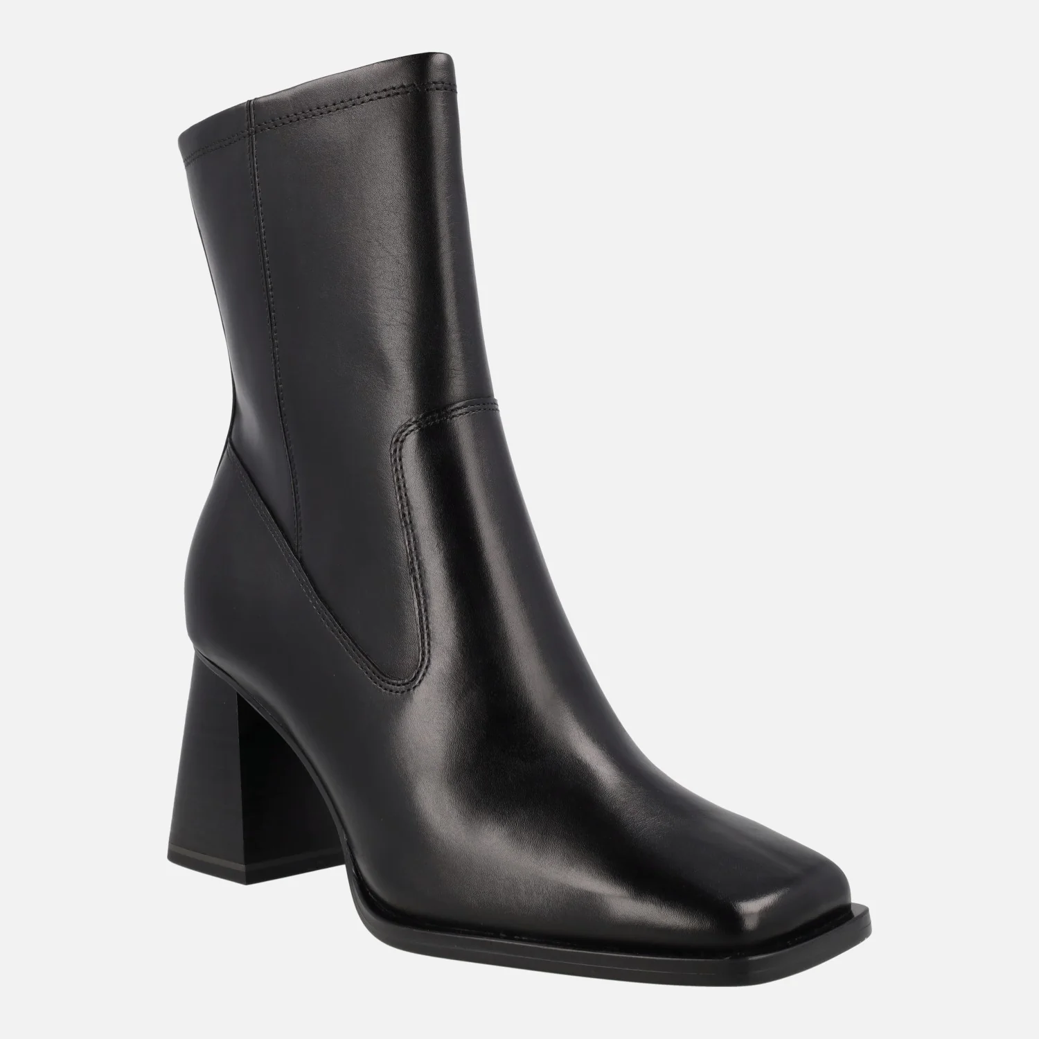 Botines de piel con tacones de 8 cms de altura - Image 2