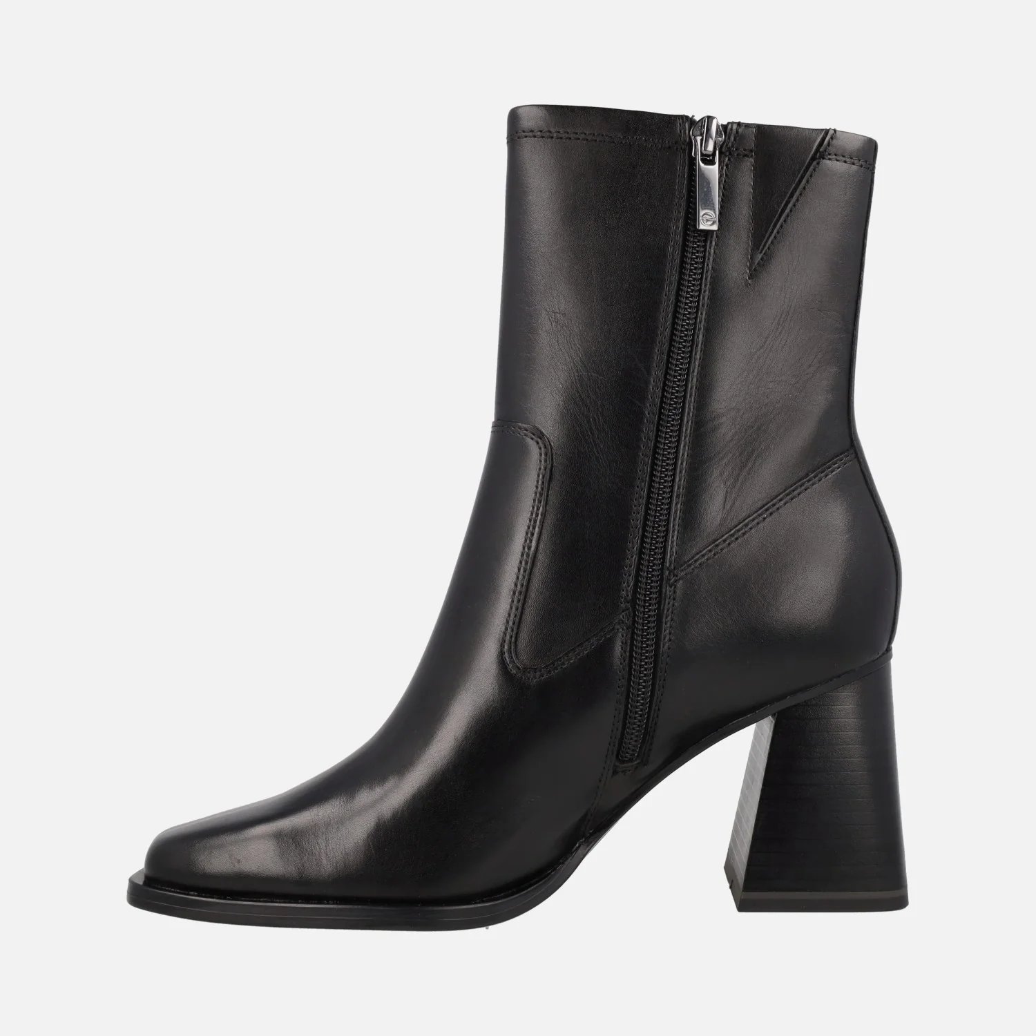 Botines de piel con tacones de 8 cms de altura - Image 3