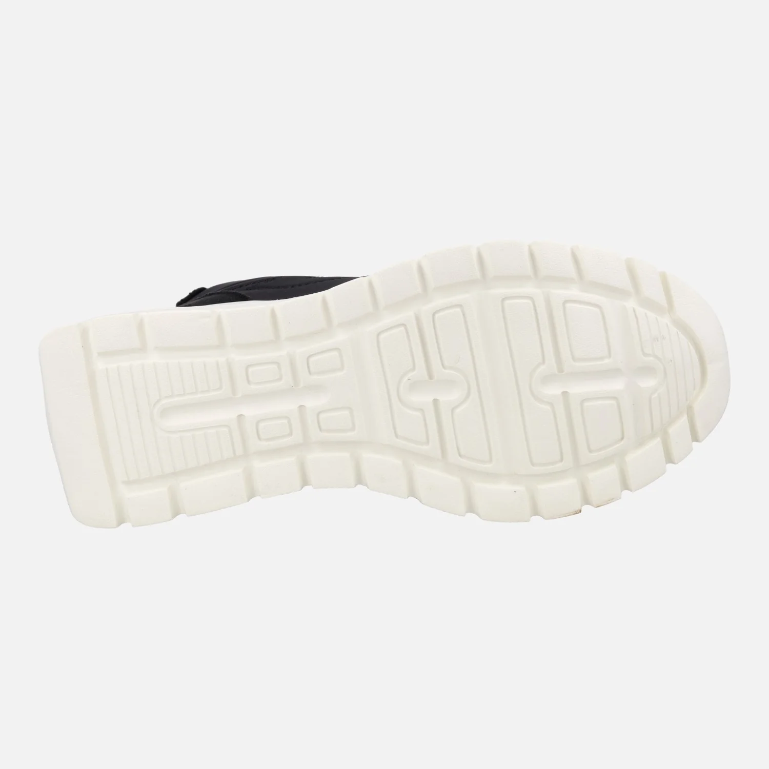 Botines Neve en combinado negro con cordones elásticos y cremallera - Image 6