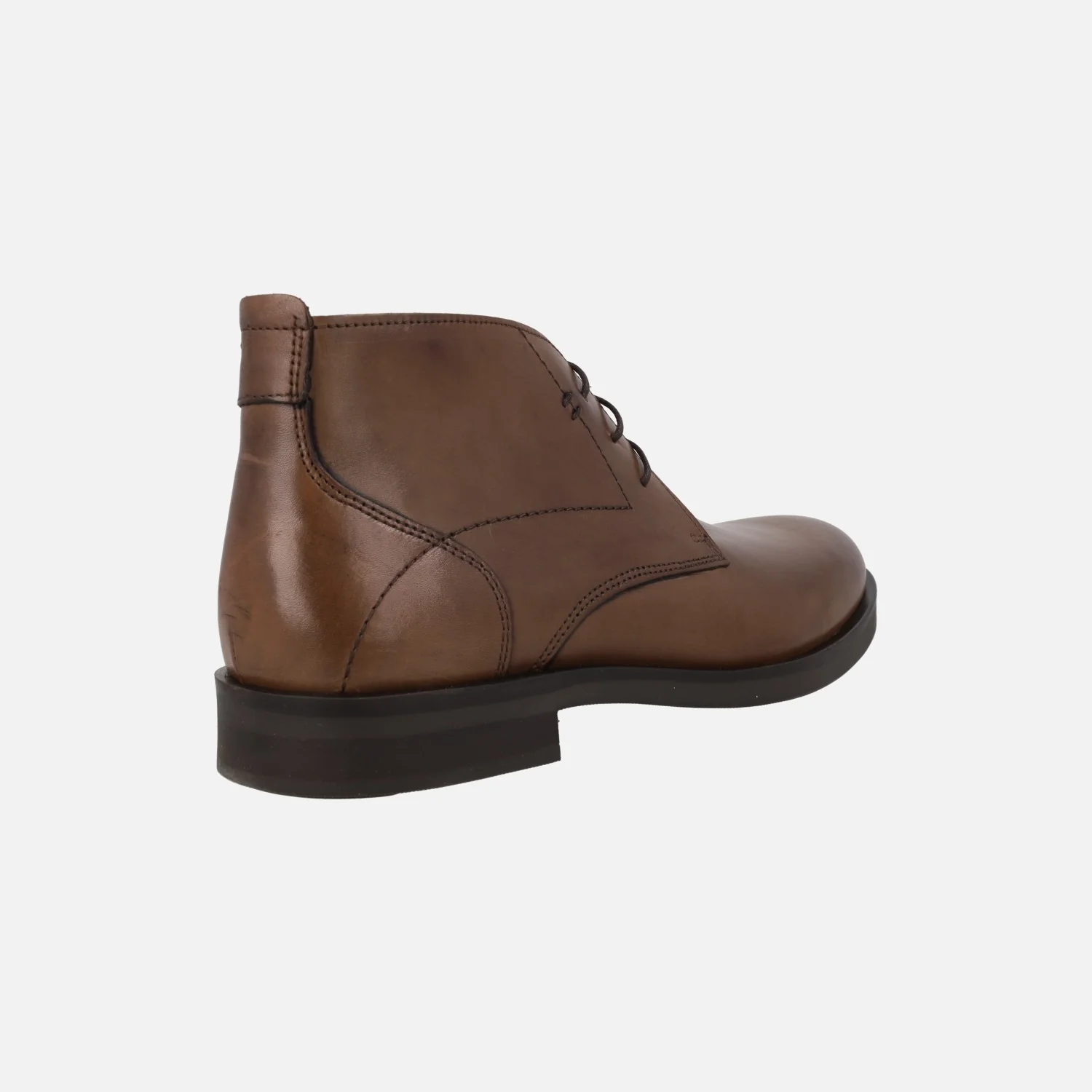 Botines de cordones para hombre en color cuero - Image 3