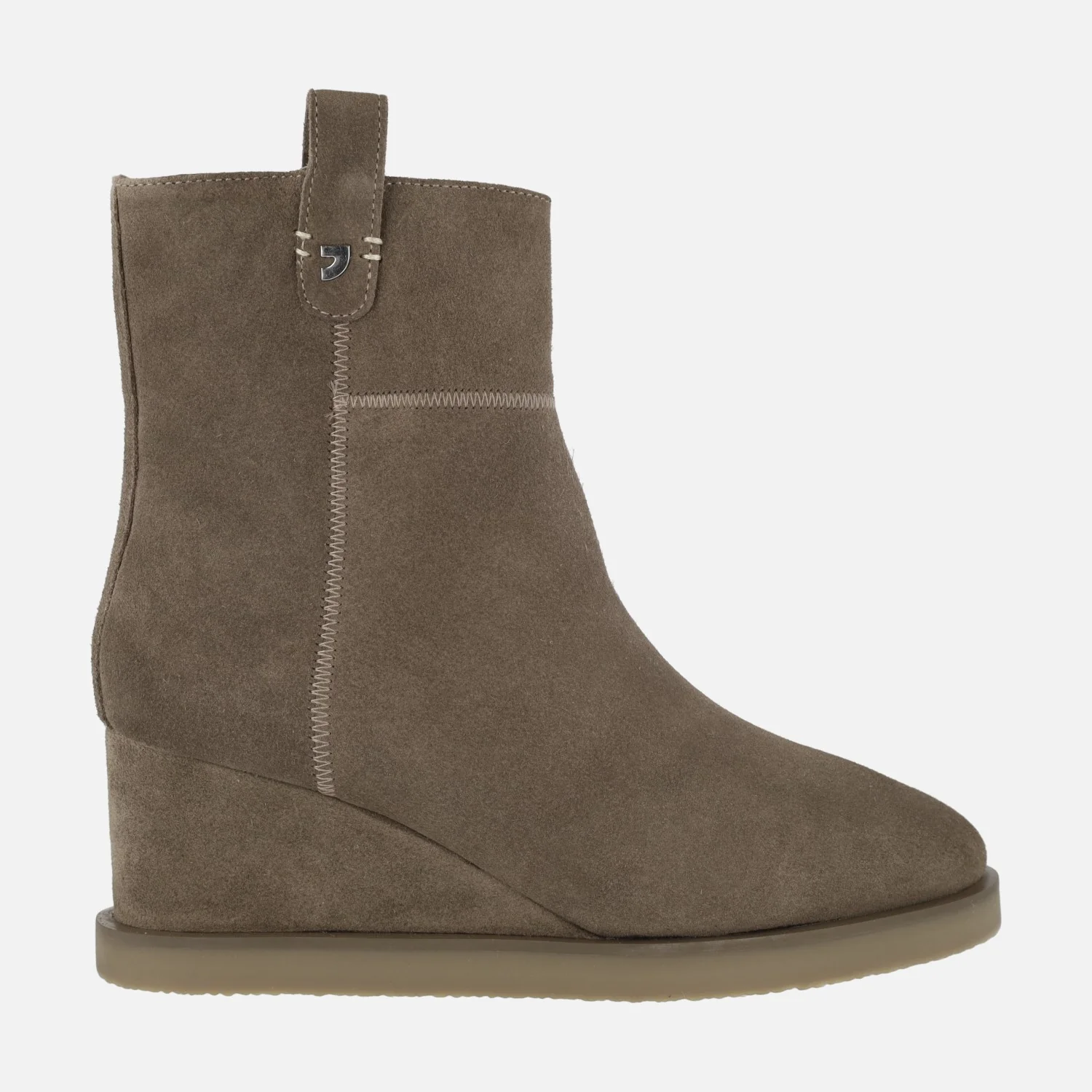 Botines para mujer en serraje Gioseppo Doland con cuña media