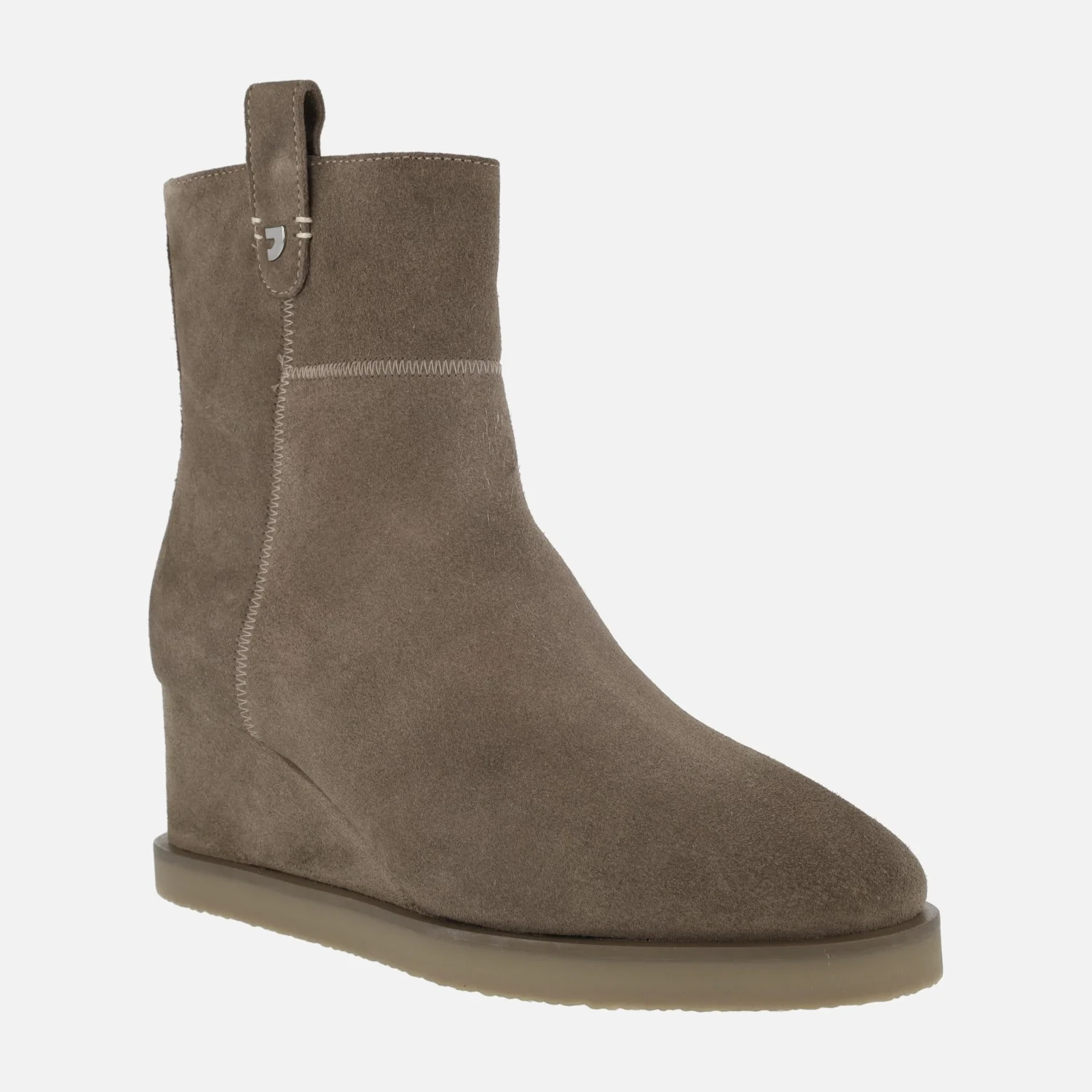Botines para mujer en serraje Gioseppo Doland con cuña media - Image 2