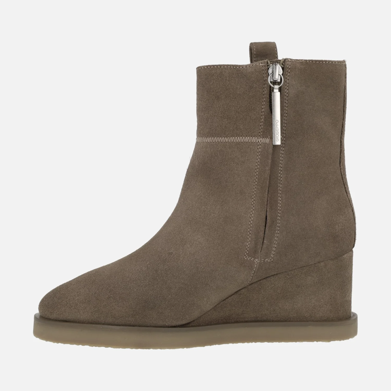 Botines para mujer en serraje Gioseppo Doland con cuña media - Image 3