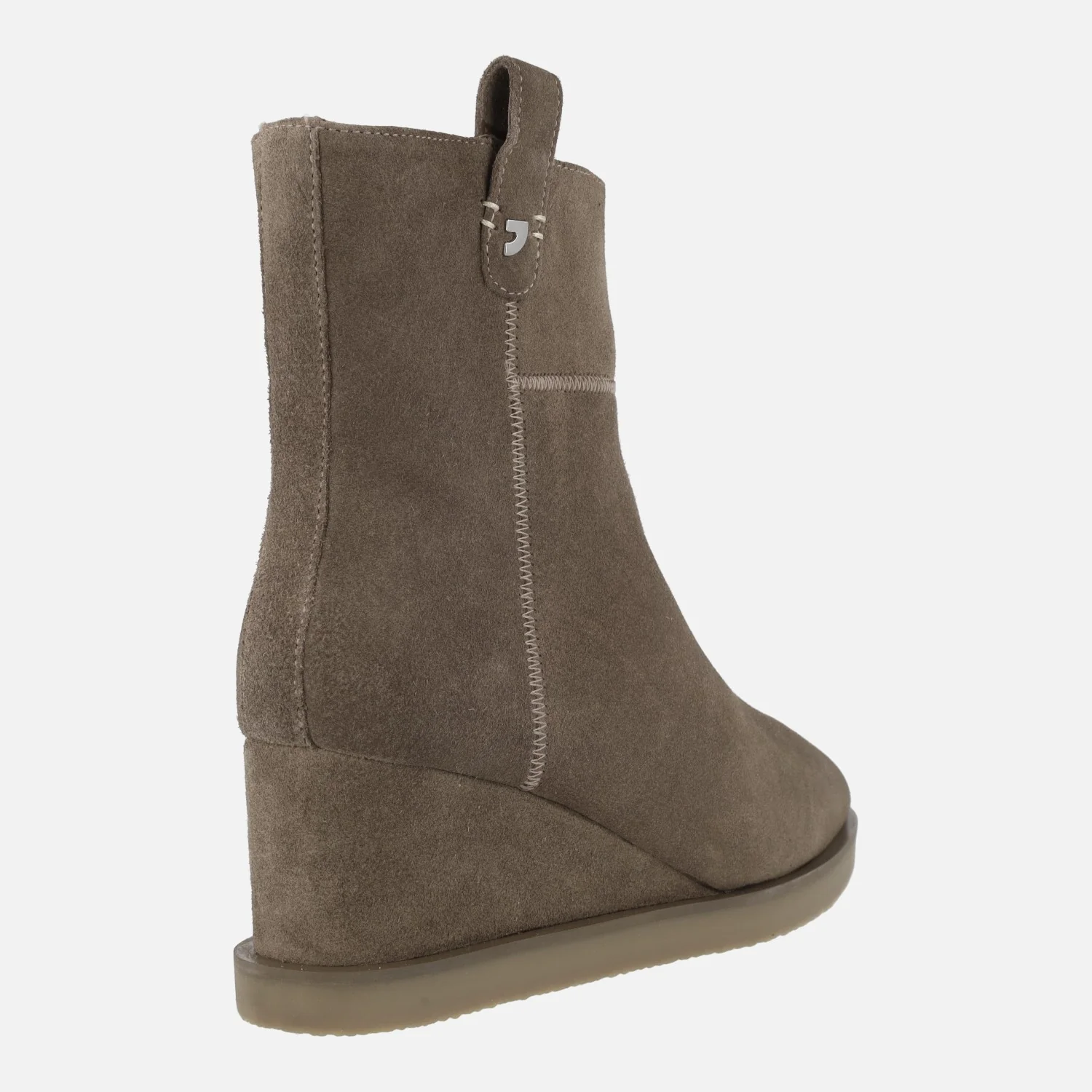 Botines para mujer en serraje Gioseppo Doland con cuña media - Image 4