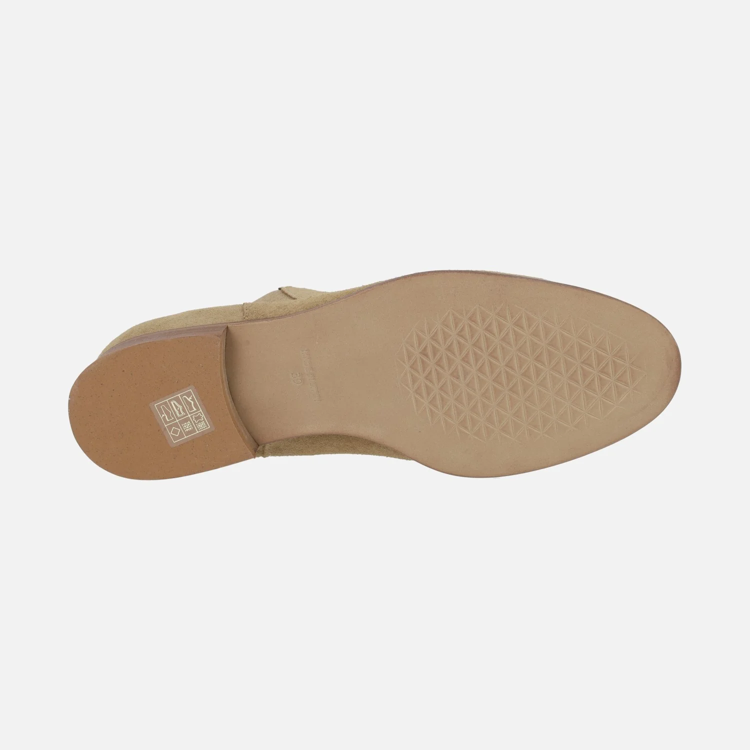 Botines tobilleros estilo chelsea en serraje camel - Image 6