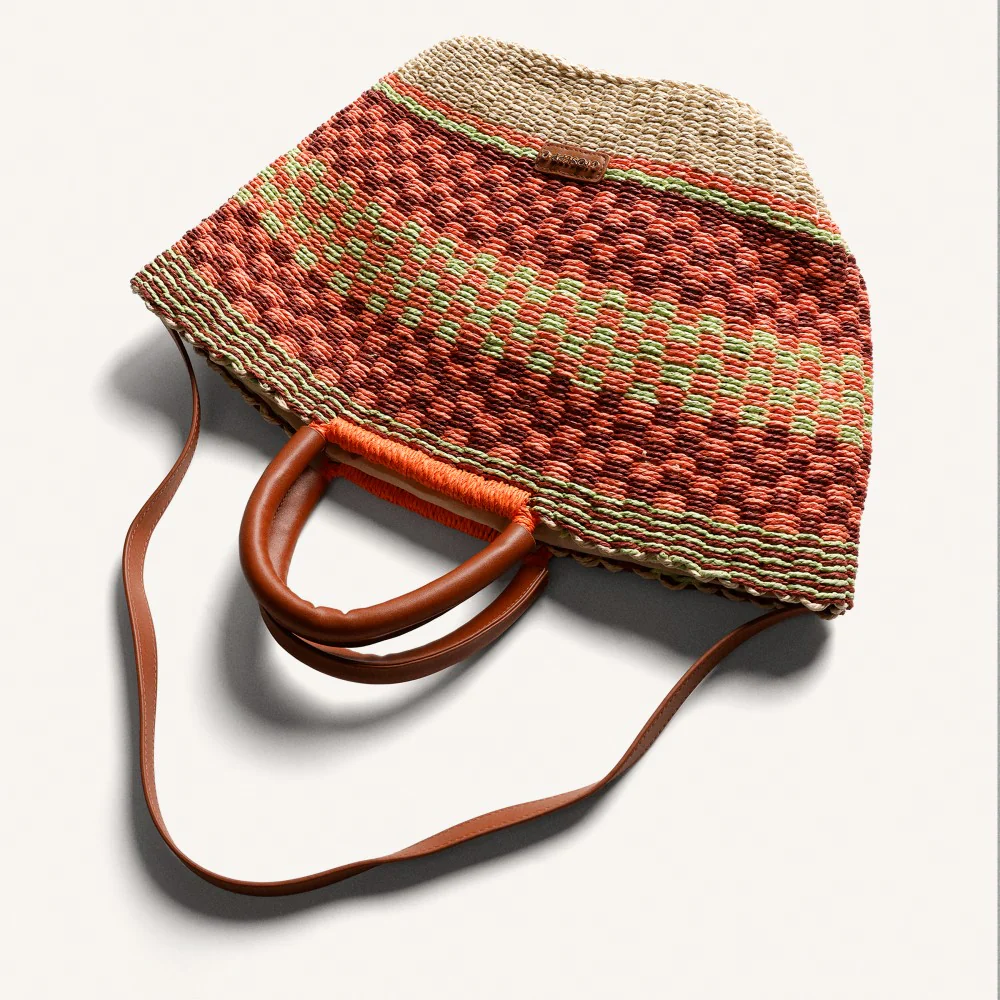Capazo estampado multicolor Pangani - Image 8