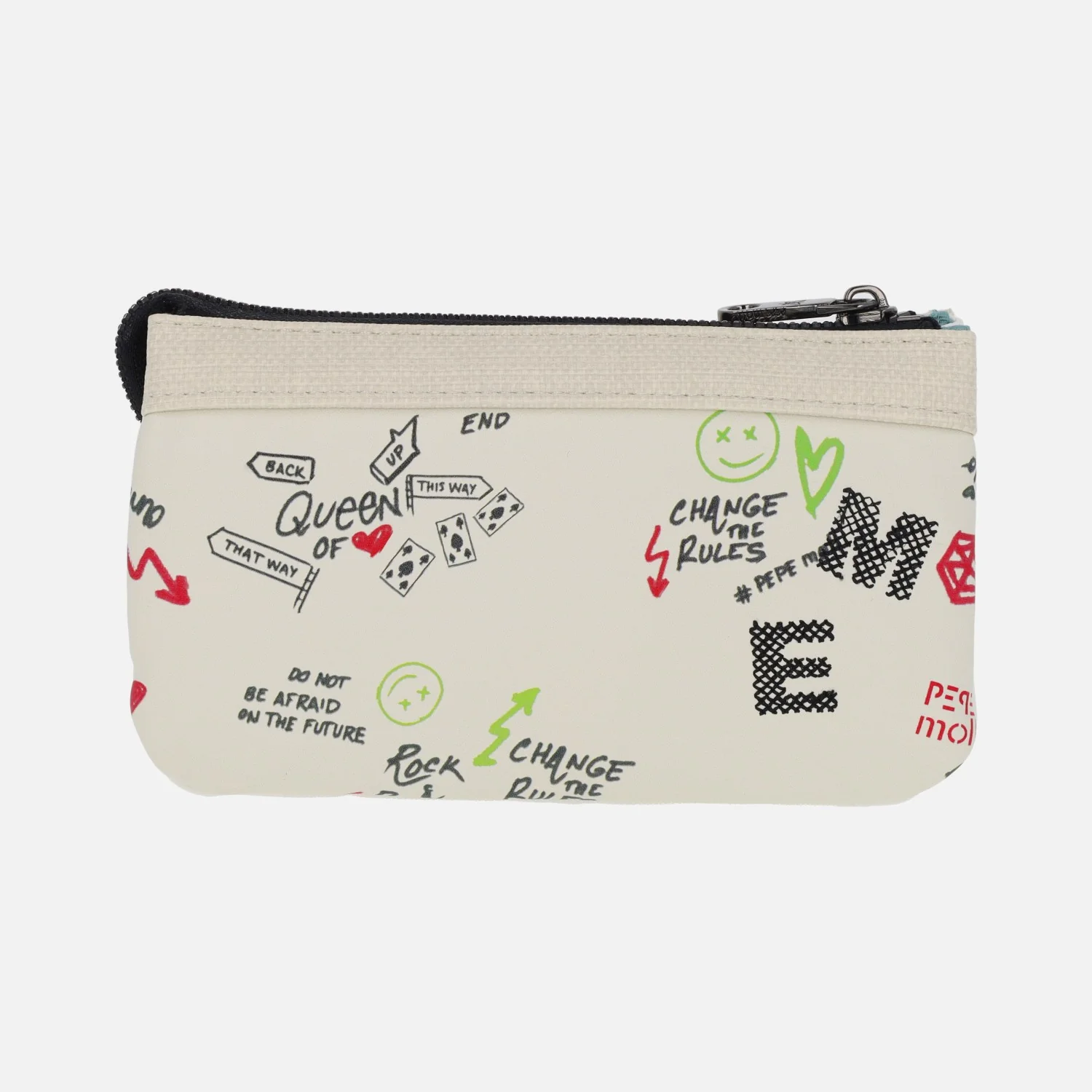 Carteras con triple compartimento y detalle de graffity - Image 3