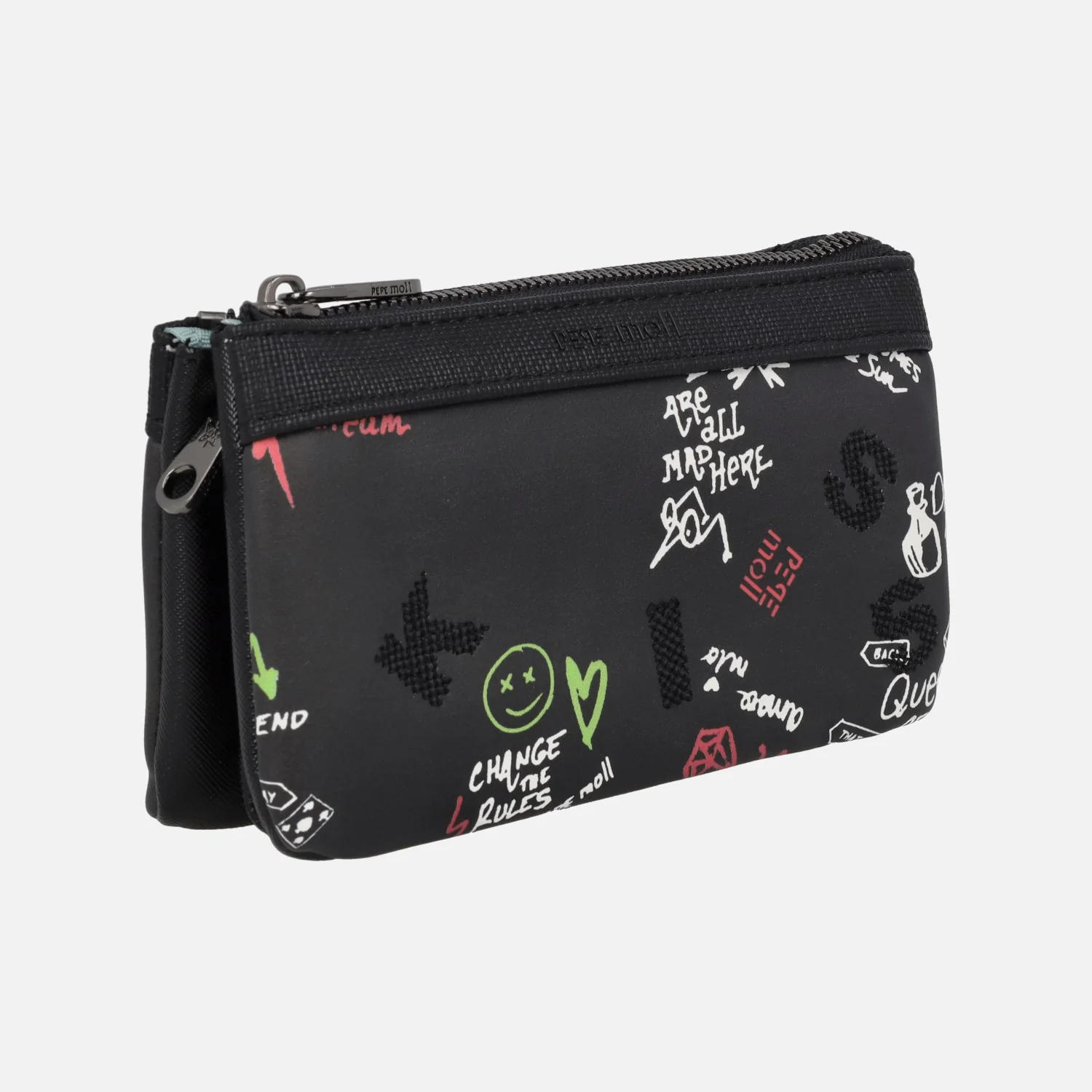 Carteras con triple compartimento y detalle de graffity - Image 6