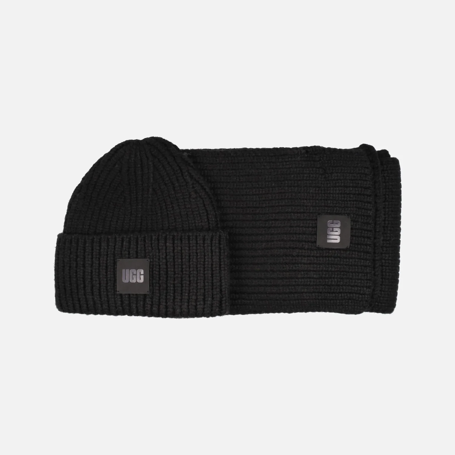 Conjunto de gorro y bufanda de punto UGG Chunky Rib Knit set - Image 5