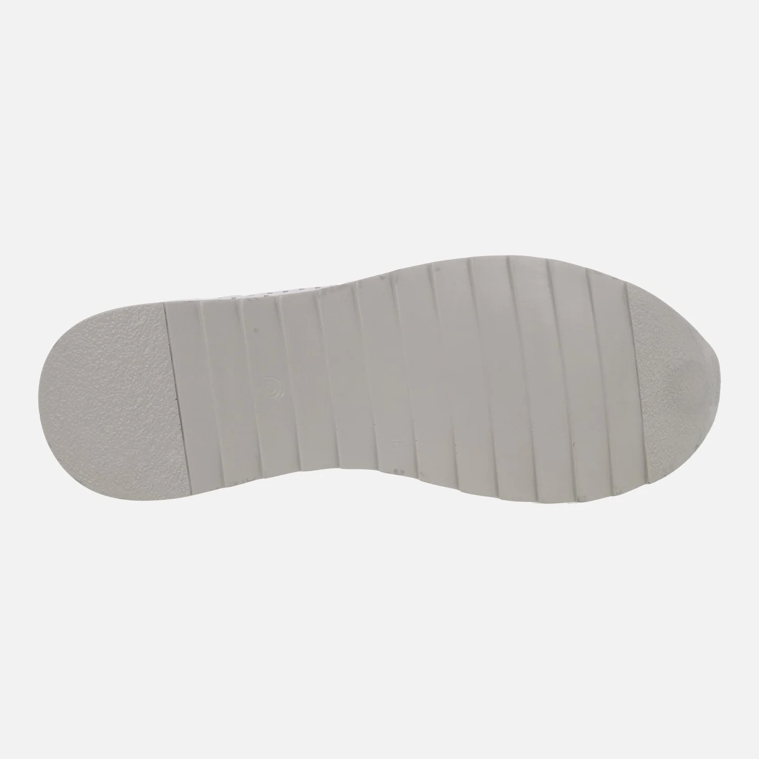 Deportivas de piel con detalle de picados y cordones elásticos dorados - Image 6