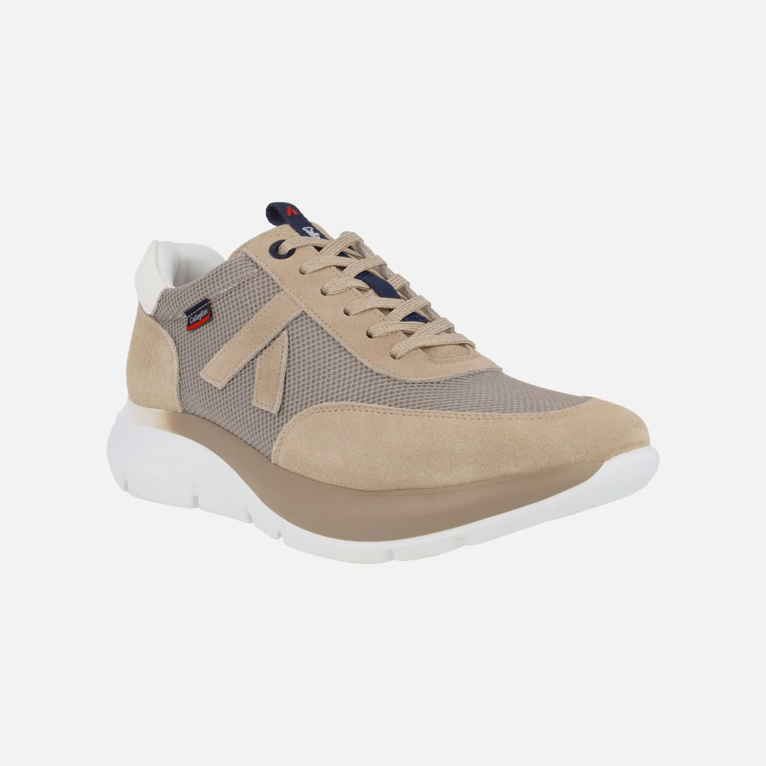 Deportivas para hombre Algoritmo en combinado beige - Image 2