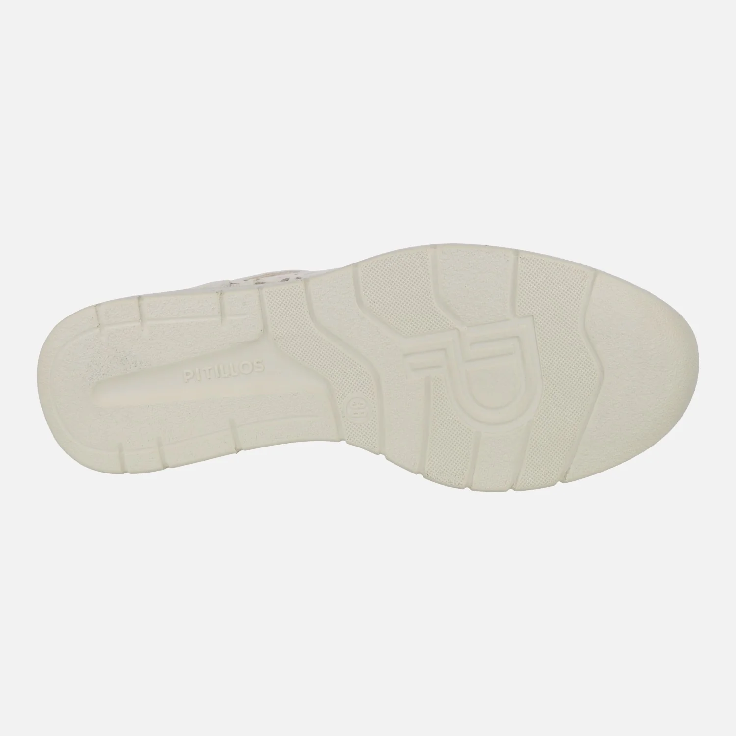 Deportivas troqueladas en metalizado oro con cordones elásticos - Image 6