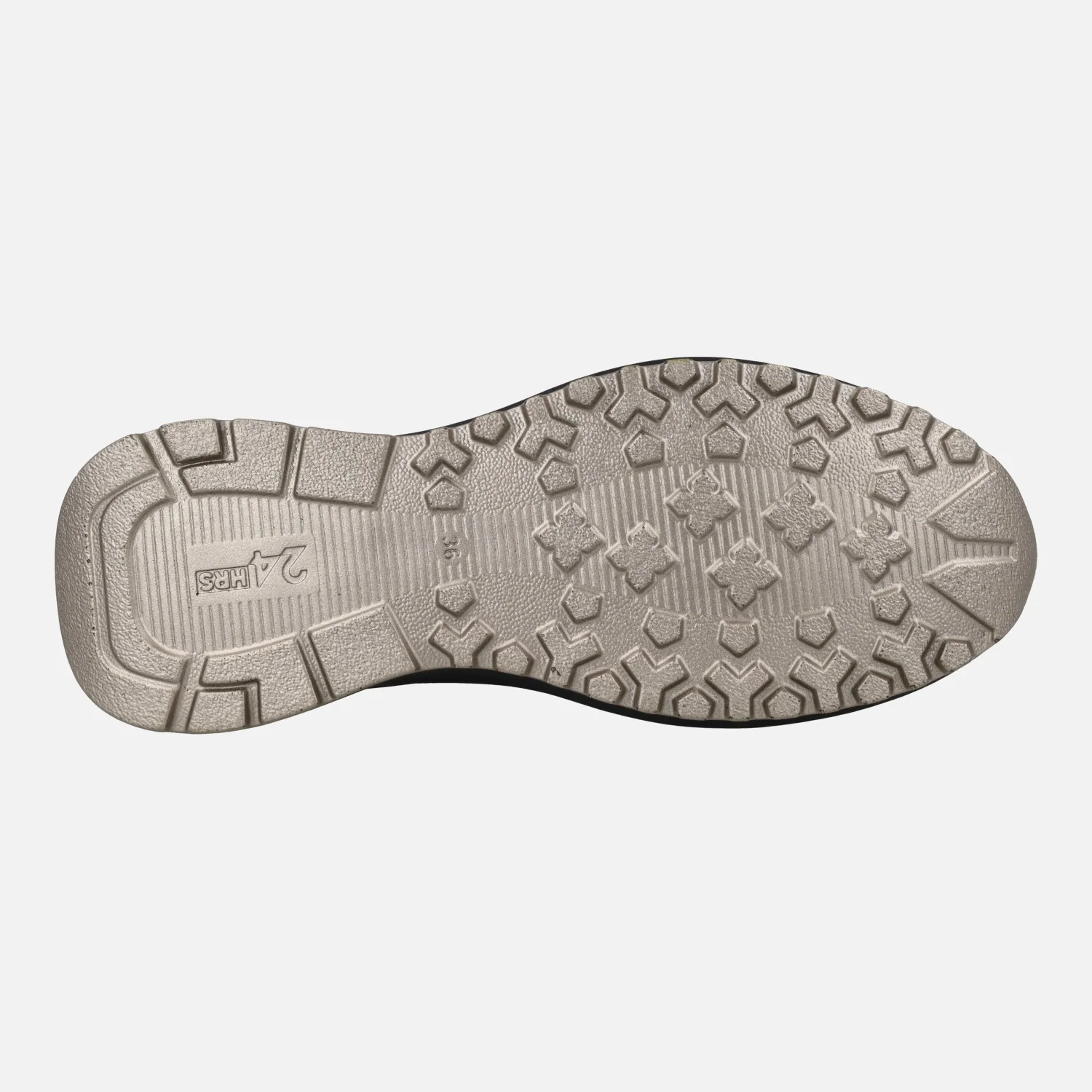 Deportivos confort en beige metalizado y negro con detalles de strass - Image 5