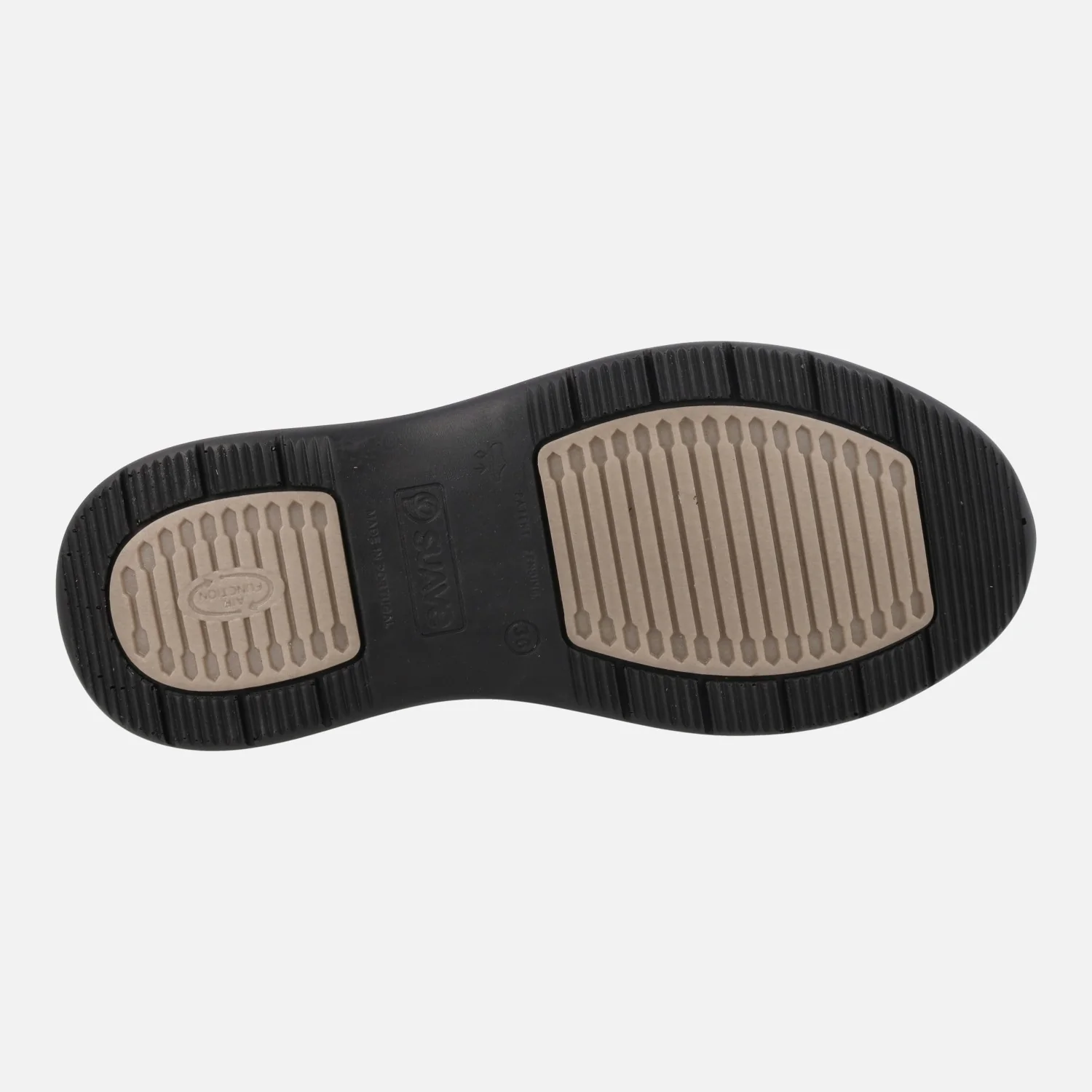 Deportivos confort en combinado de piel y charol con cordones y cremallera - Image 6
