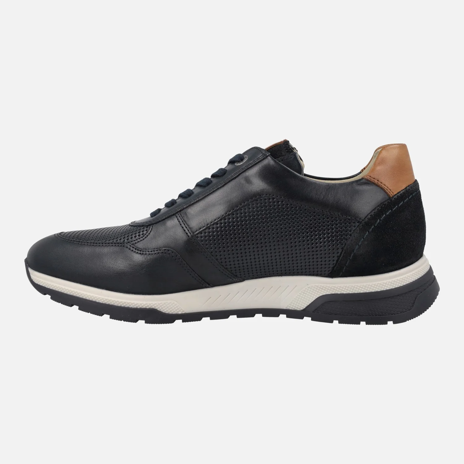 Deportivos de piel con cordones y cremallera Louis - Image 10