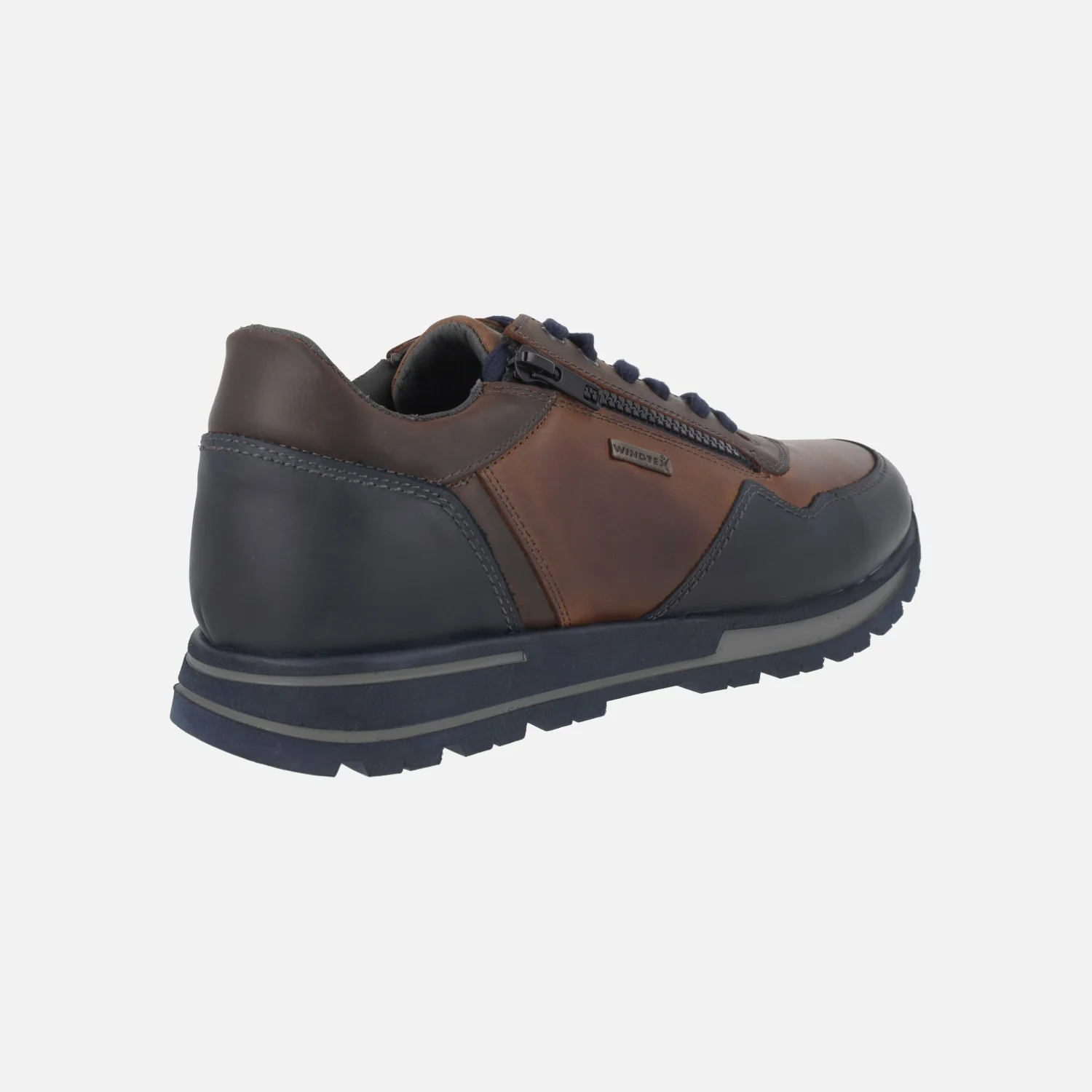 Deportivos de piel con membrana impermeable y cremallera - Image 3