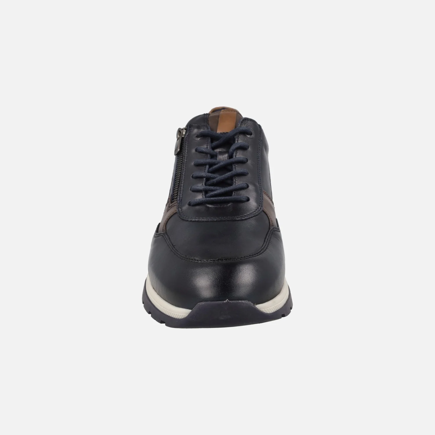 Deportivos de piel Louis para hombre con cordones y cremallera lateral - Image 11