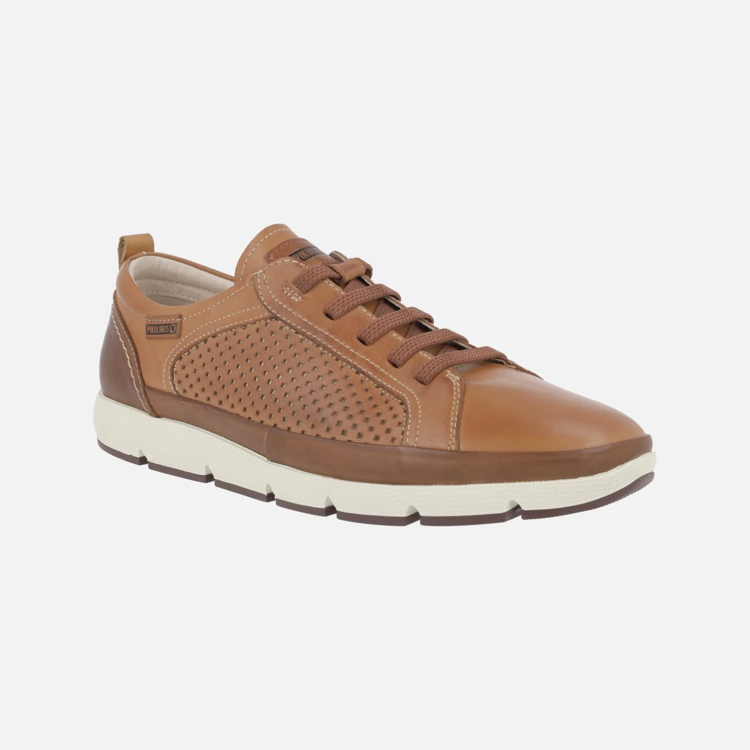 Deportivos de piel para hombre Fuencarral con cordones elásticos - Image 2