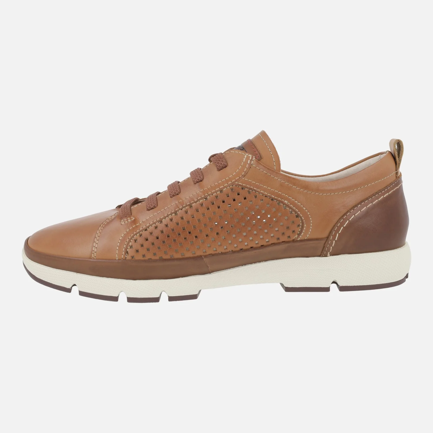 Deportivos de piel para hombre Fuencarral con cordones elásticos - Image 3