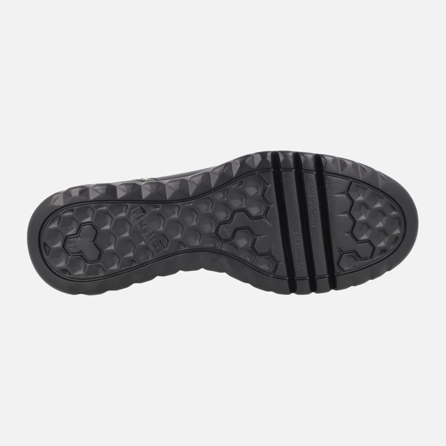 Deportivos negros de piel con cordones elásticos Live - Image 6