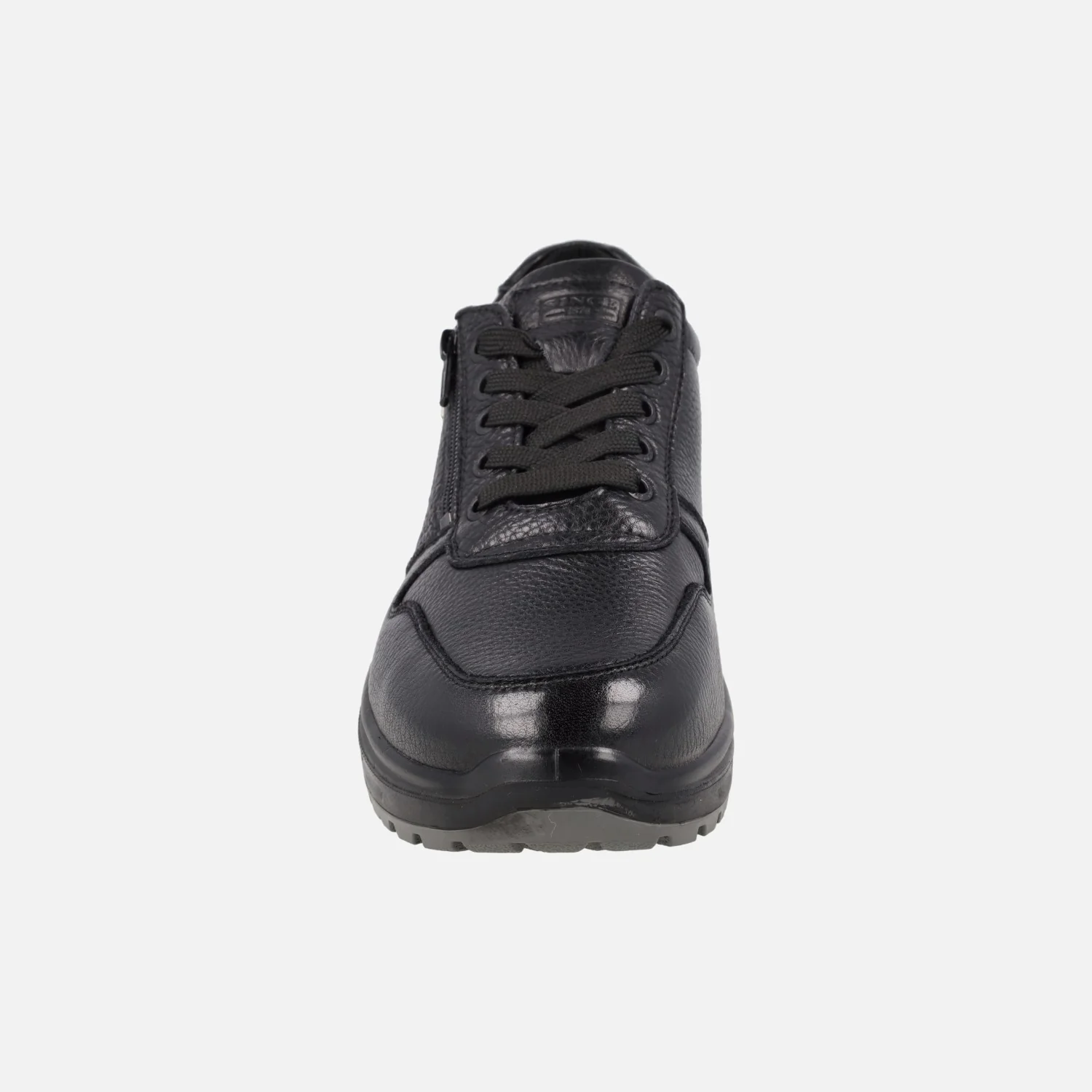 Deportivos negros de piel de calce ancho para hombre con membrana TEX - Image 5
