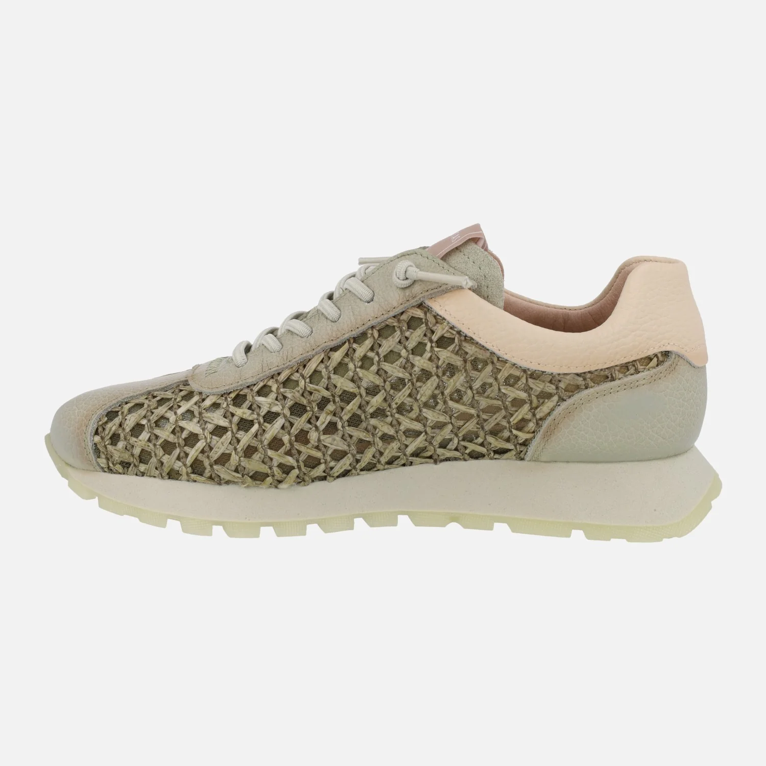 Deportivos Oregon en combinado de piel y rafia - Image 9