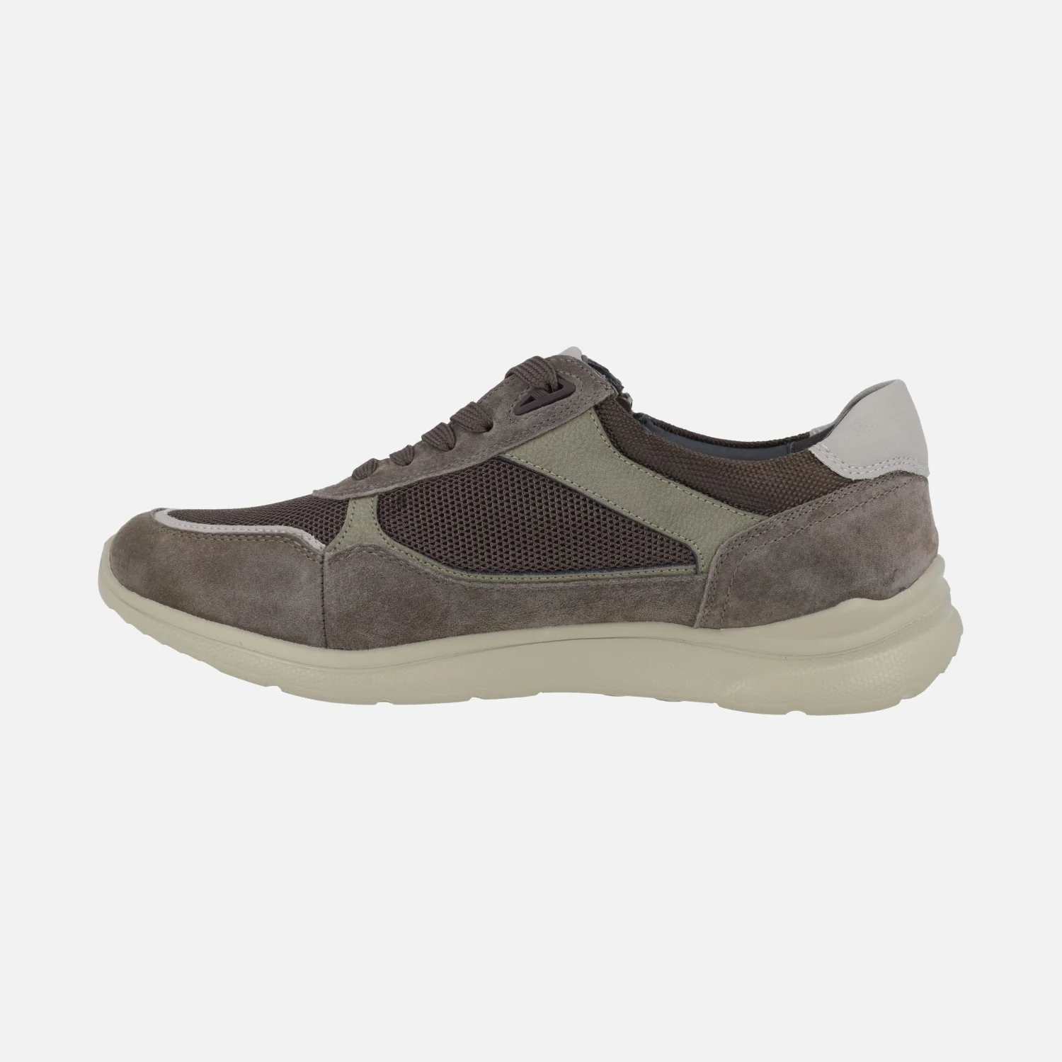 Deportivos para hombre Ancho especial en combinado taupe - Image 3
