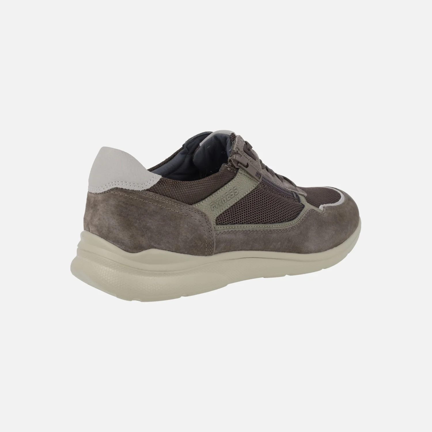 Deportivos para hombre Ancho especial en combinado taupe - Image 4