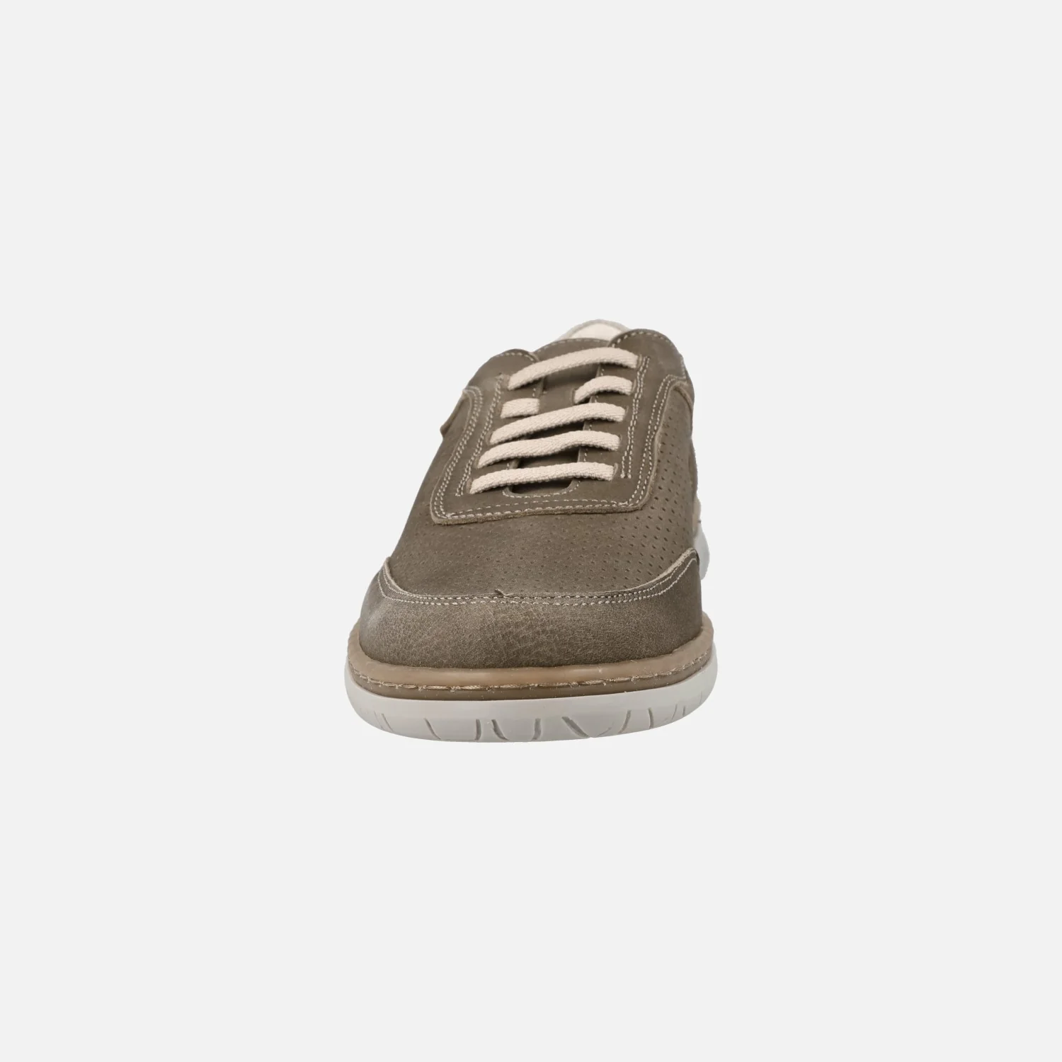 Deportivos para hombre en piel engrasada con picados - Image 11