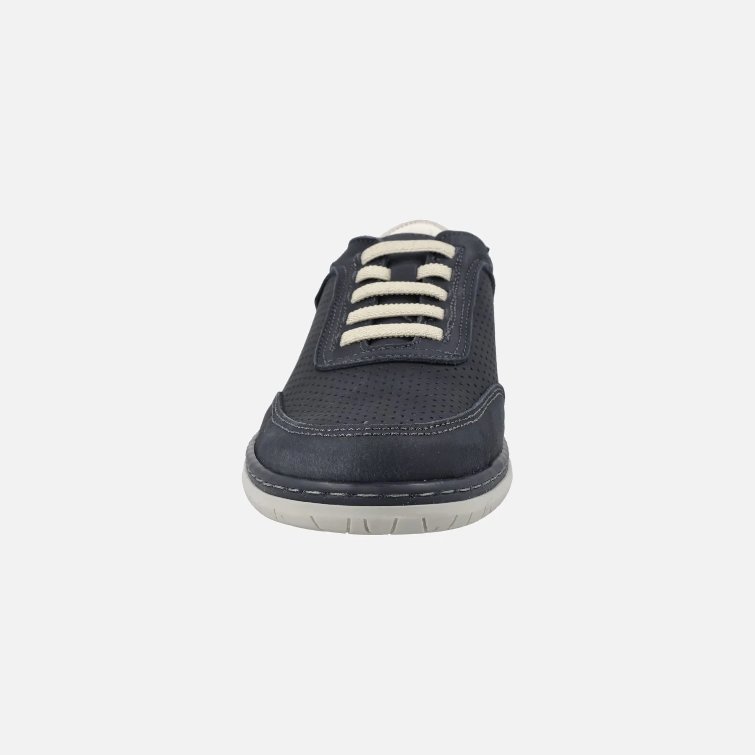 Deportivos para hombre en piel engrasada con picados - Image 5