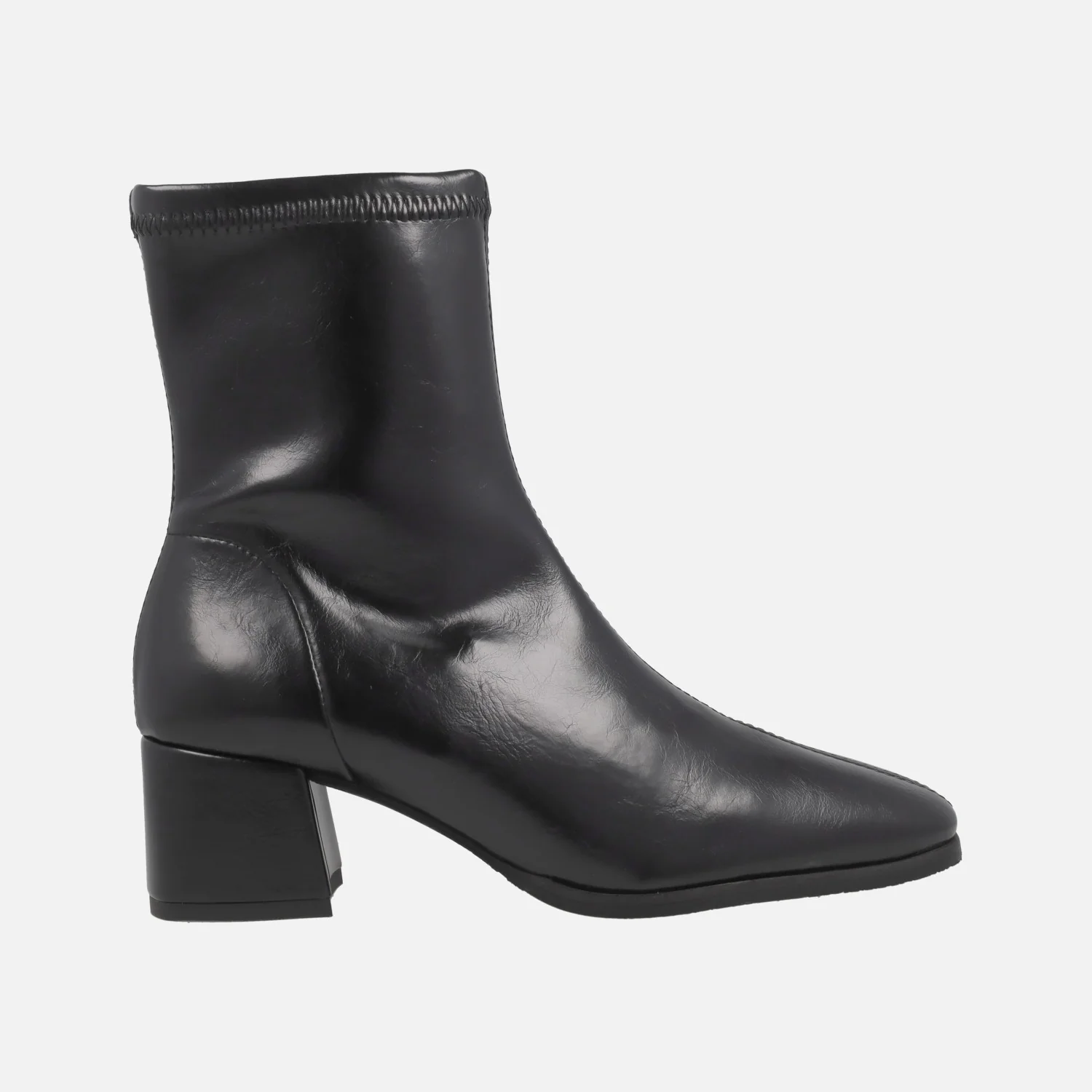 Botines en tejido elástico efecto piel Water repelent