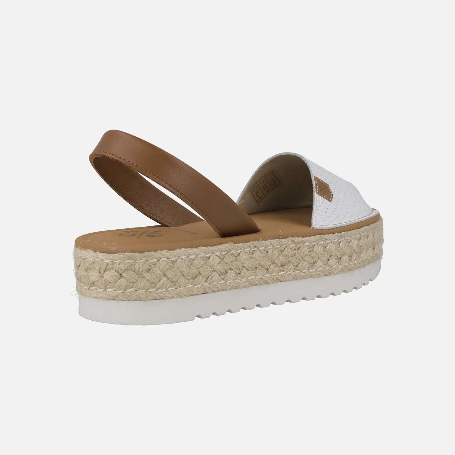 Menorquinas blancas de piel grabada Saona Snake - Image 4