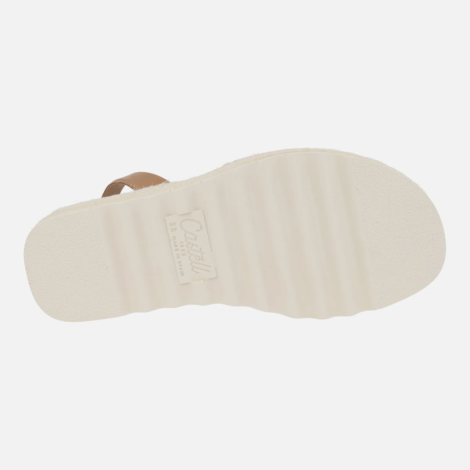 Menorquinas Doble Yute en tejido rafia beige - Image 5
